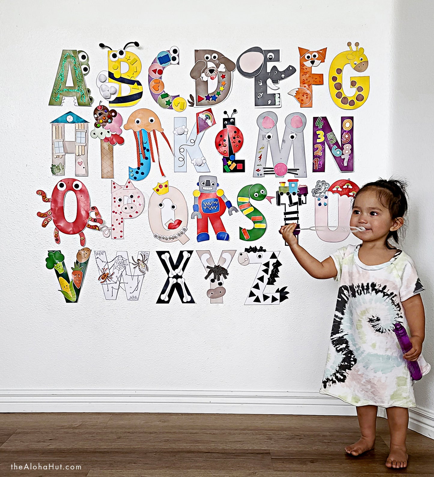 Alphabet Letter Crafts - A to Z Uppercase