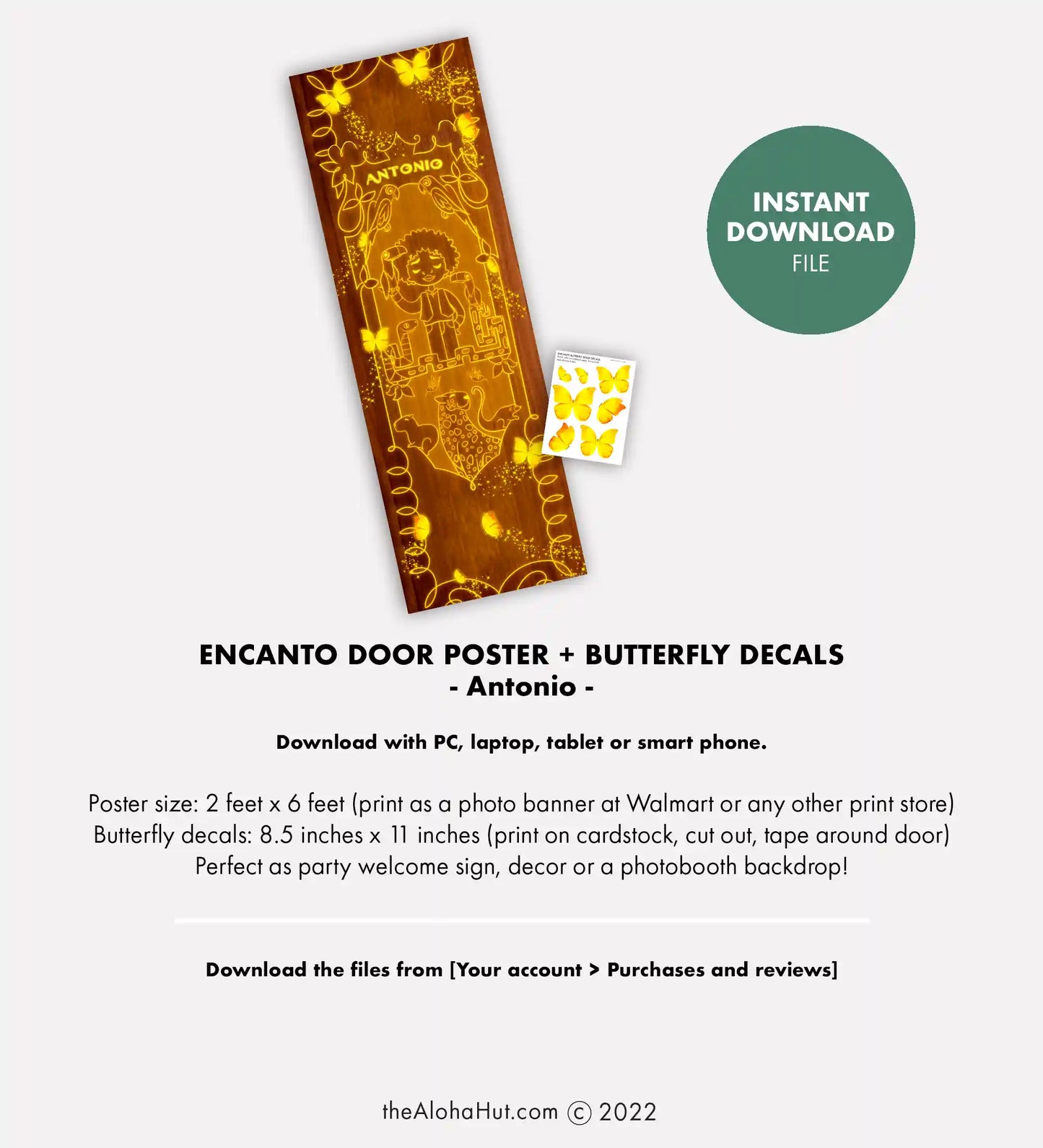 Antonio - Encanto Door Poster