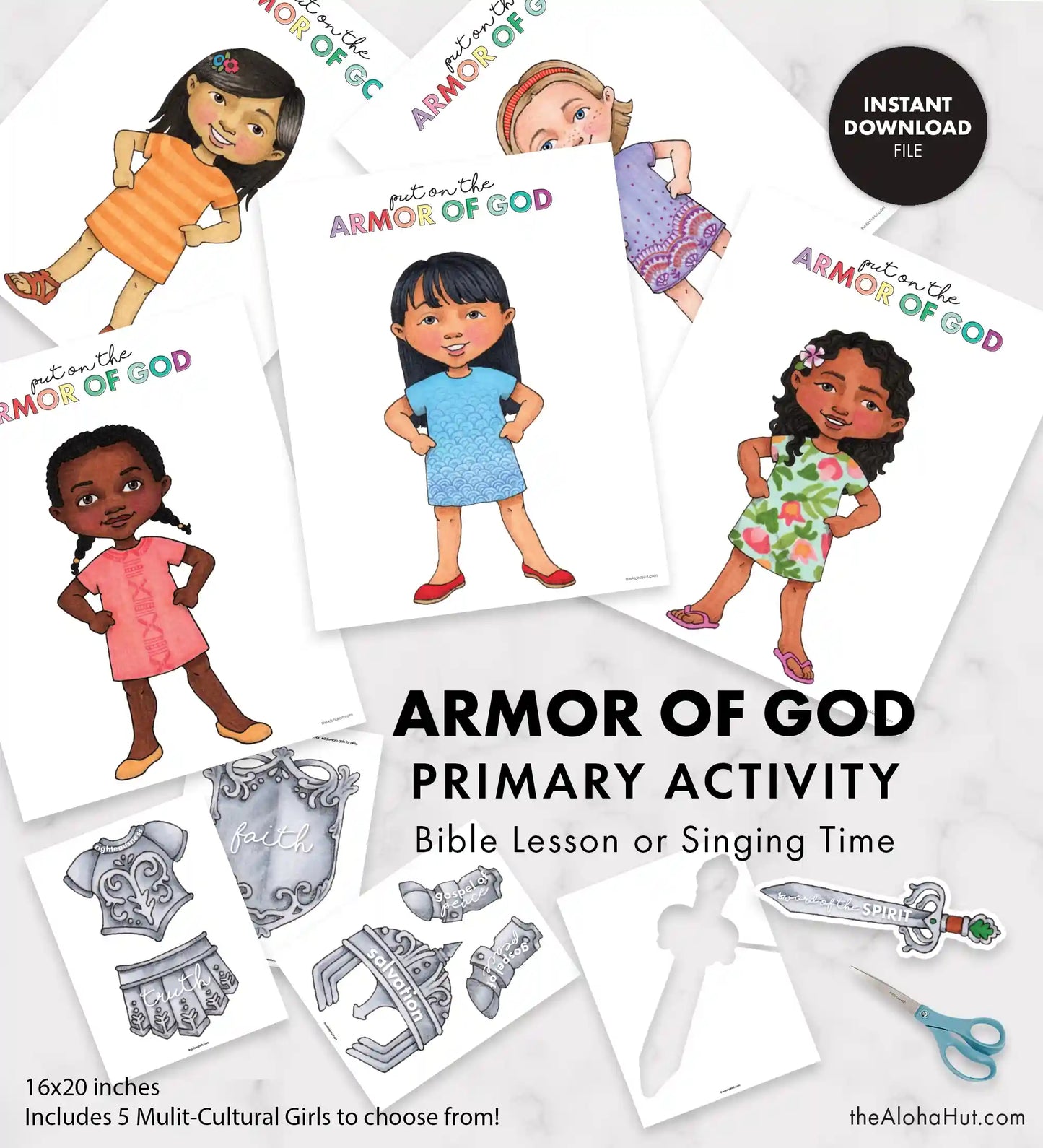 The Armor of God Singing Time Game - Girl Version