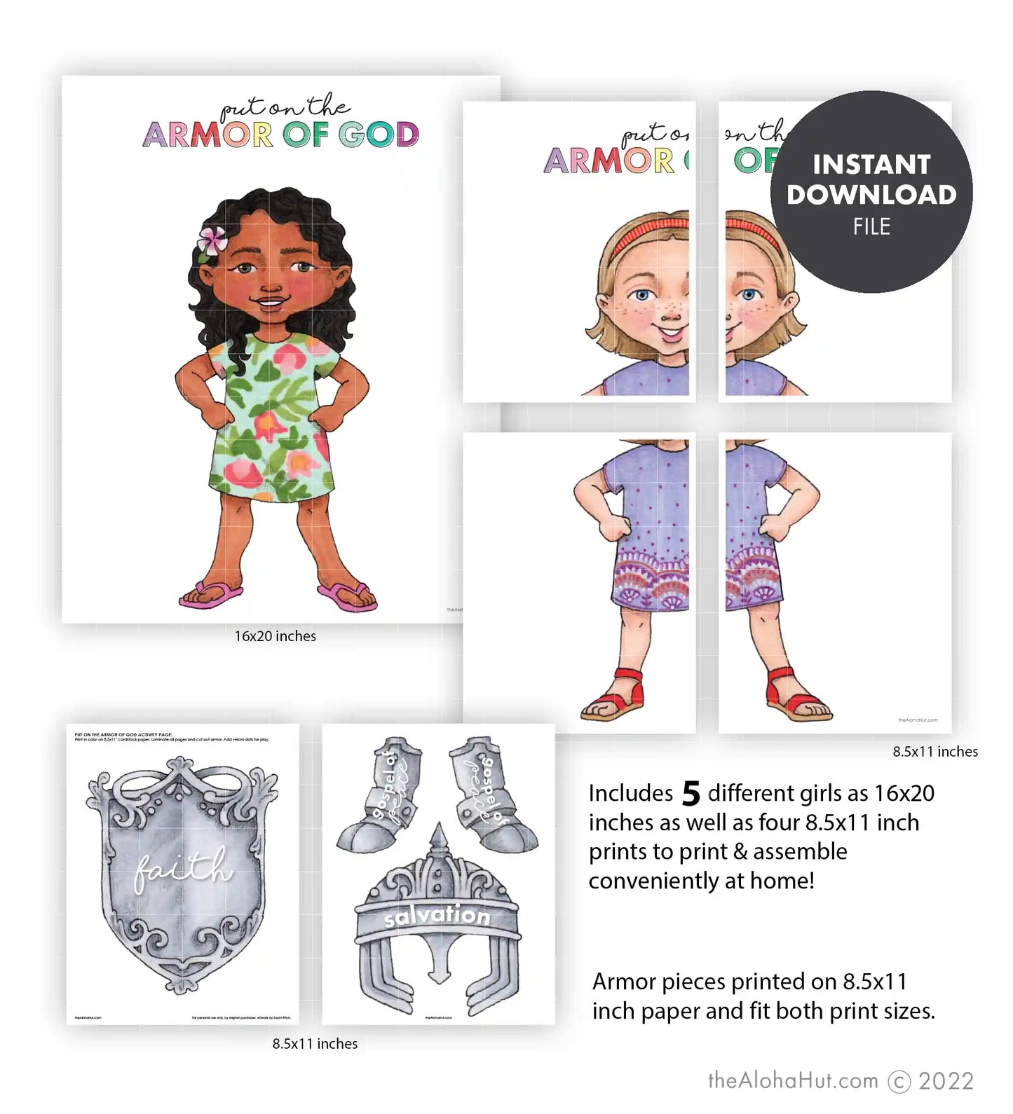 The Armor of God Singing Time Game - Girl Version