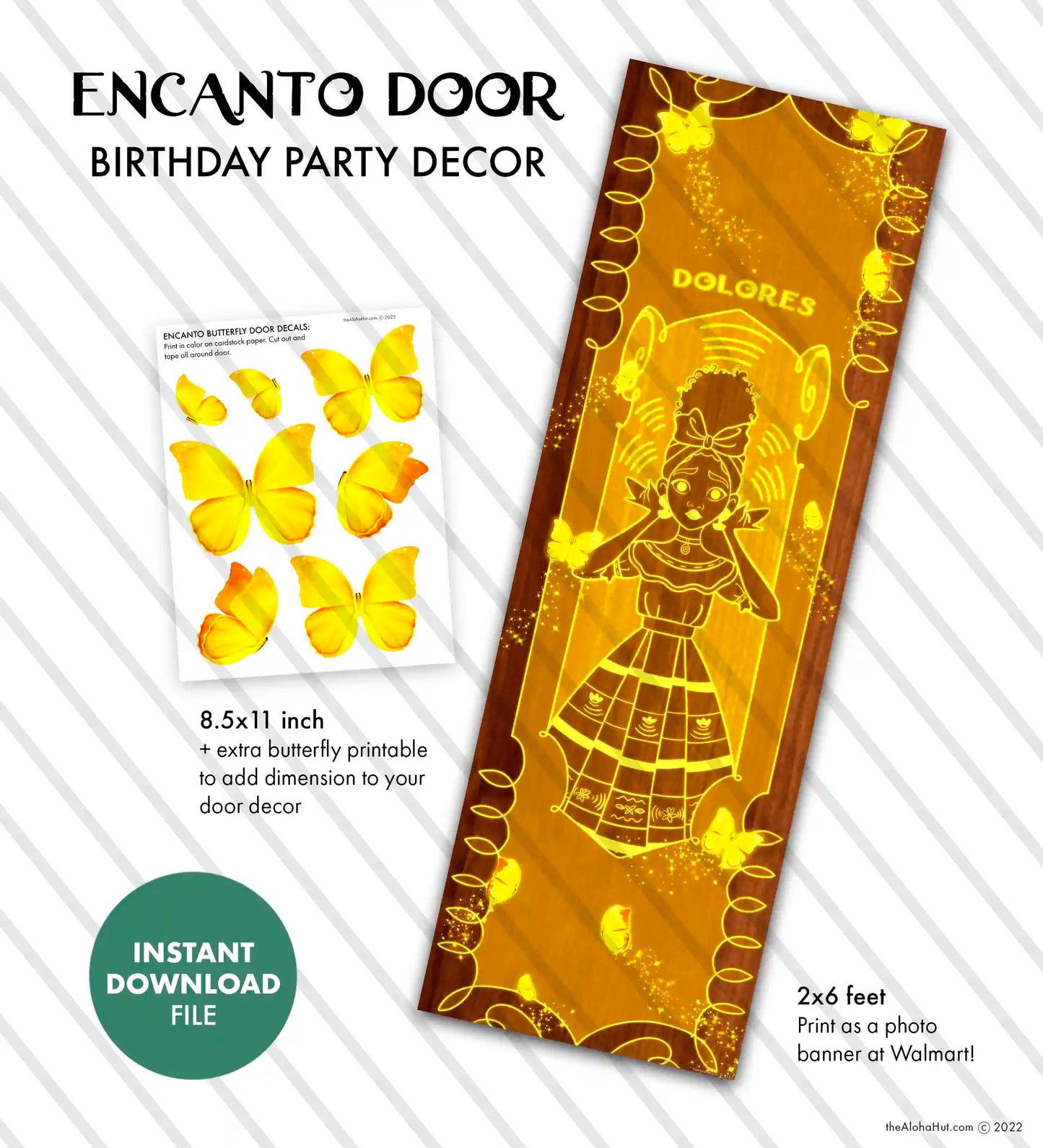 Dolores - Encanto Door Poster
