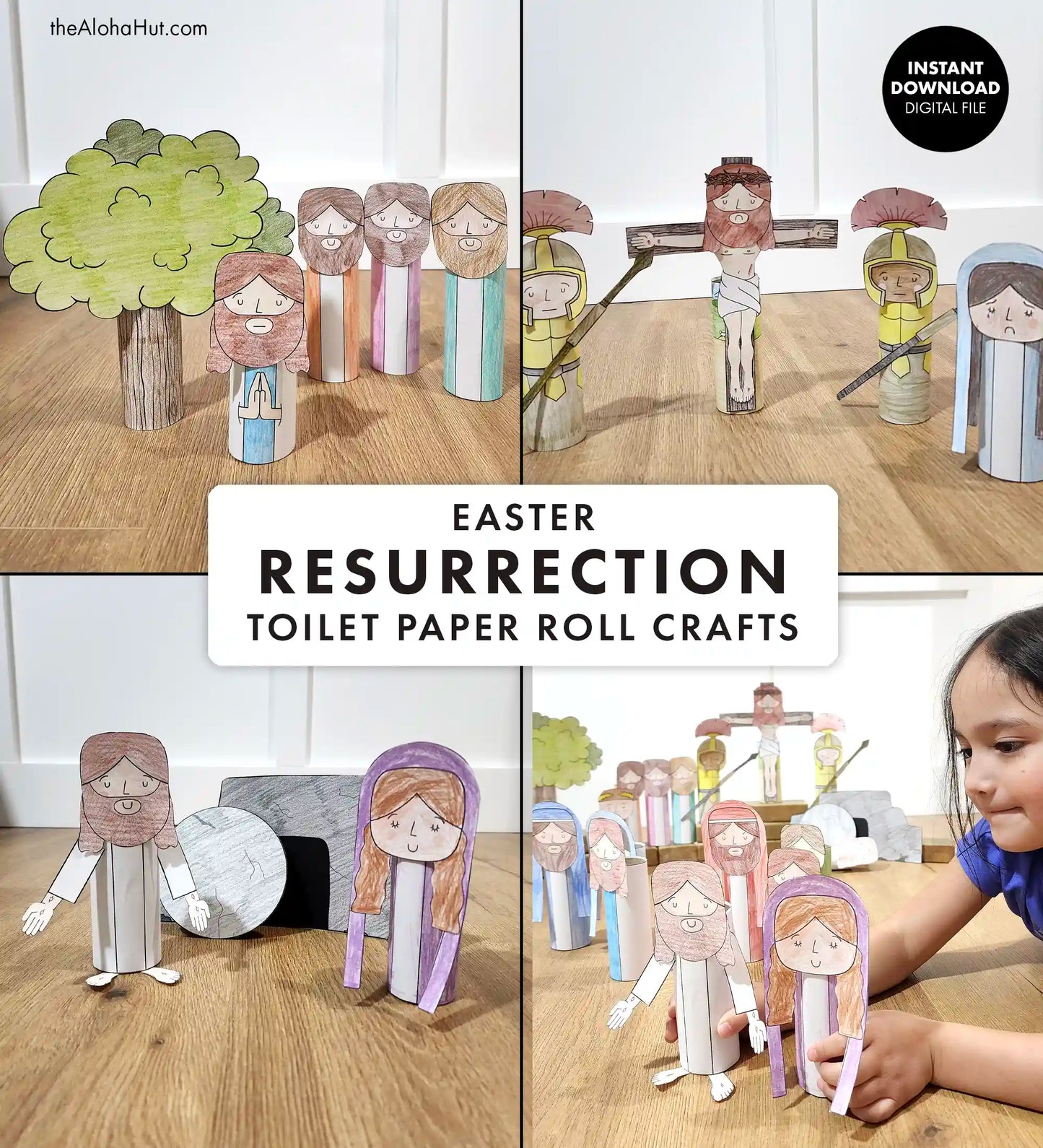 Easter Story Toilet Paper Roll - Kids Craft