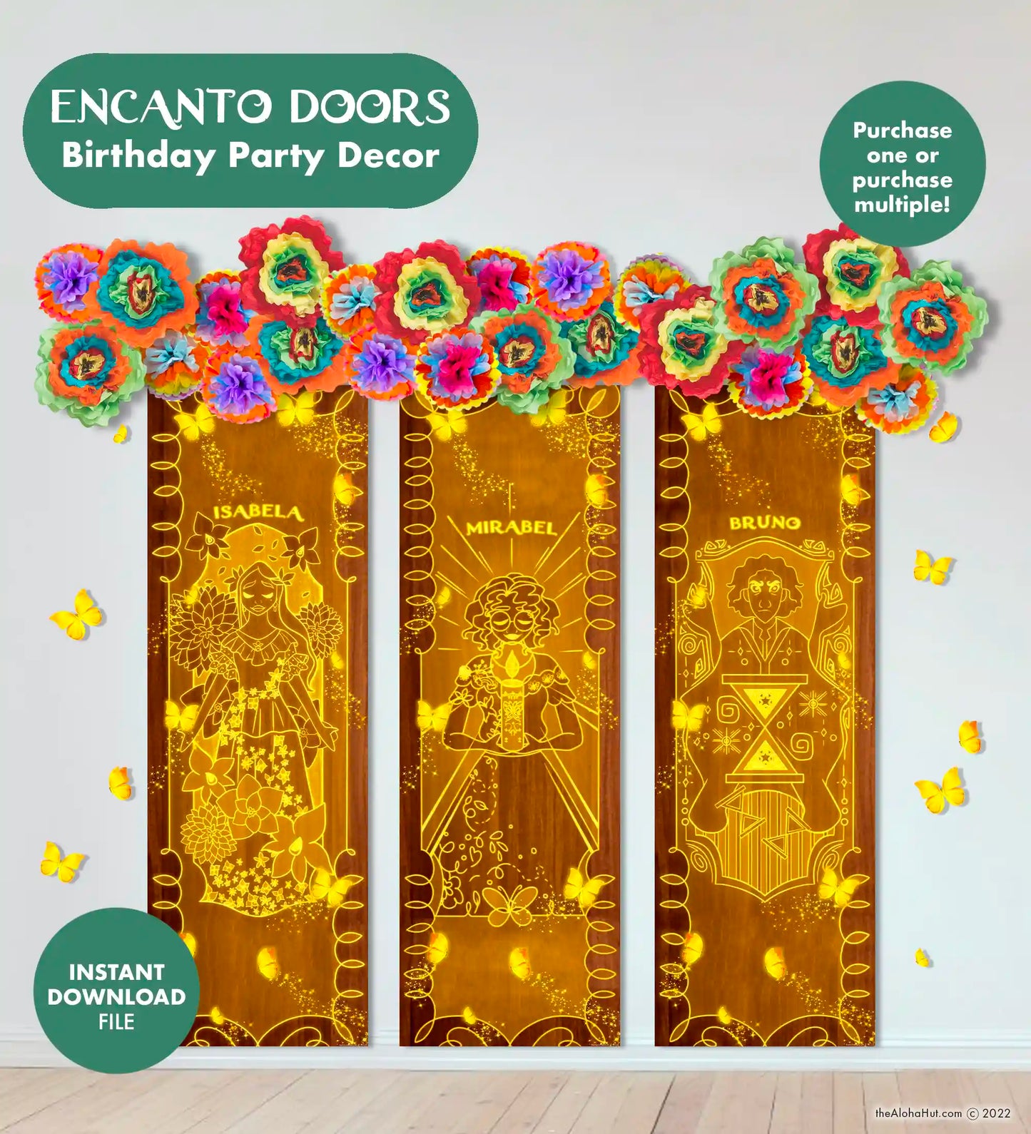 Isabela - Encanto Door Poster