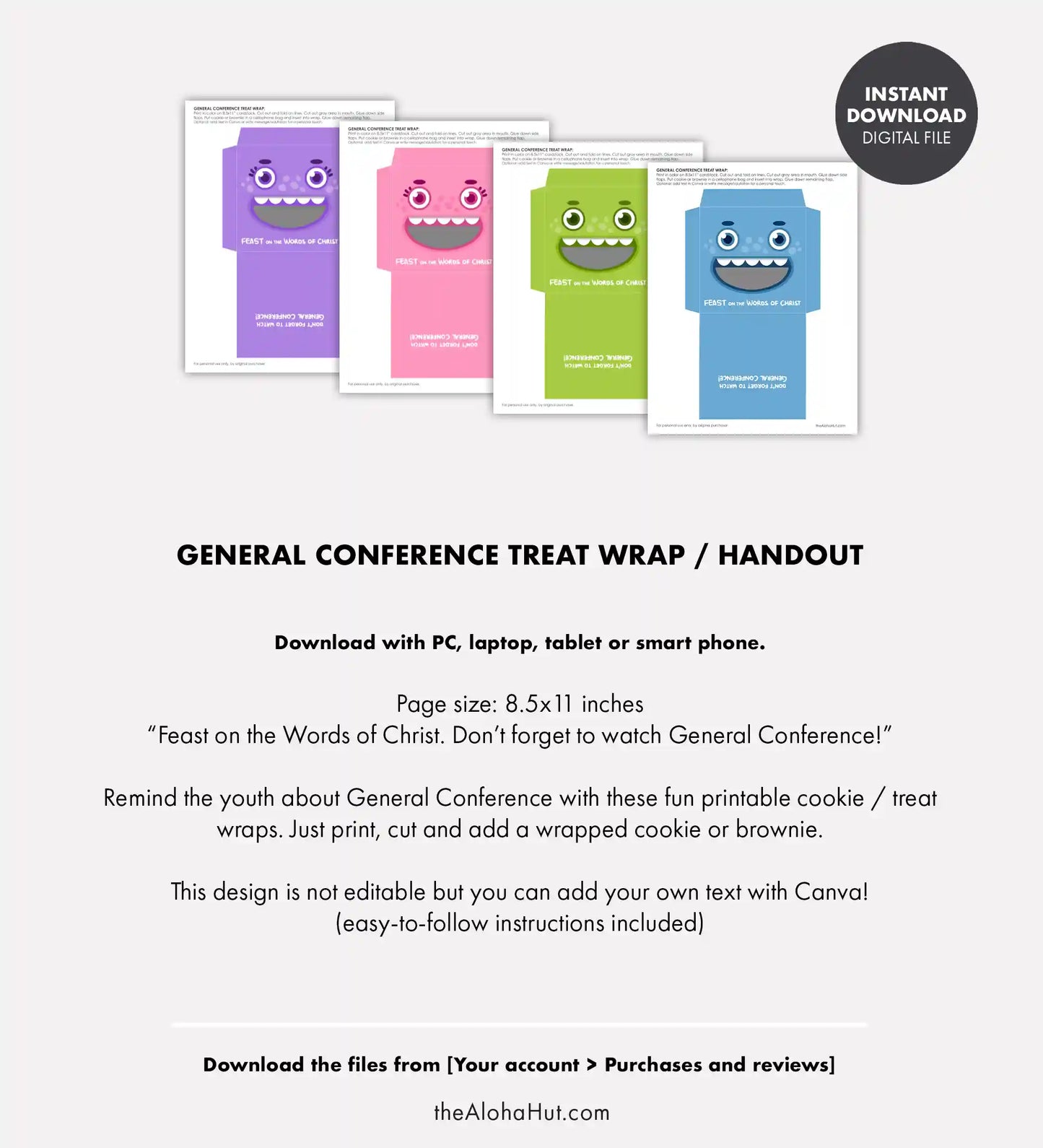 General Conference Treat Wrap