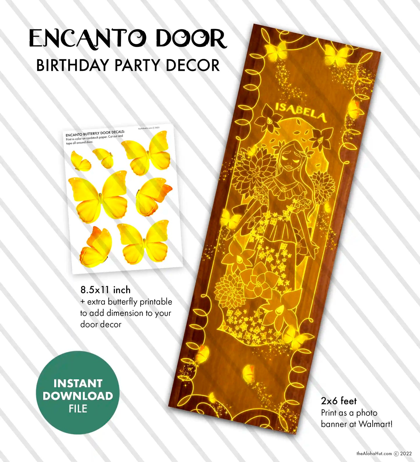 Isabela - Encanto Door Poster
