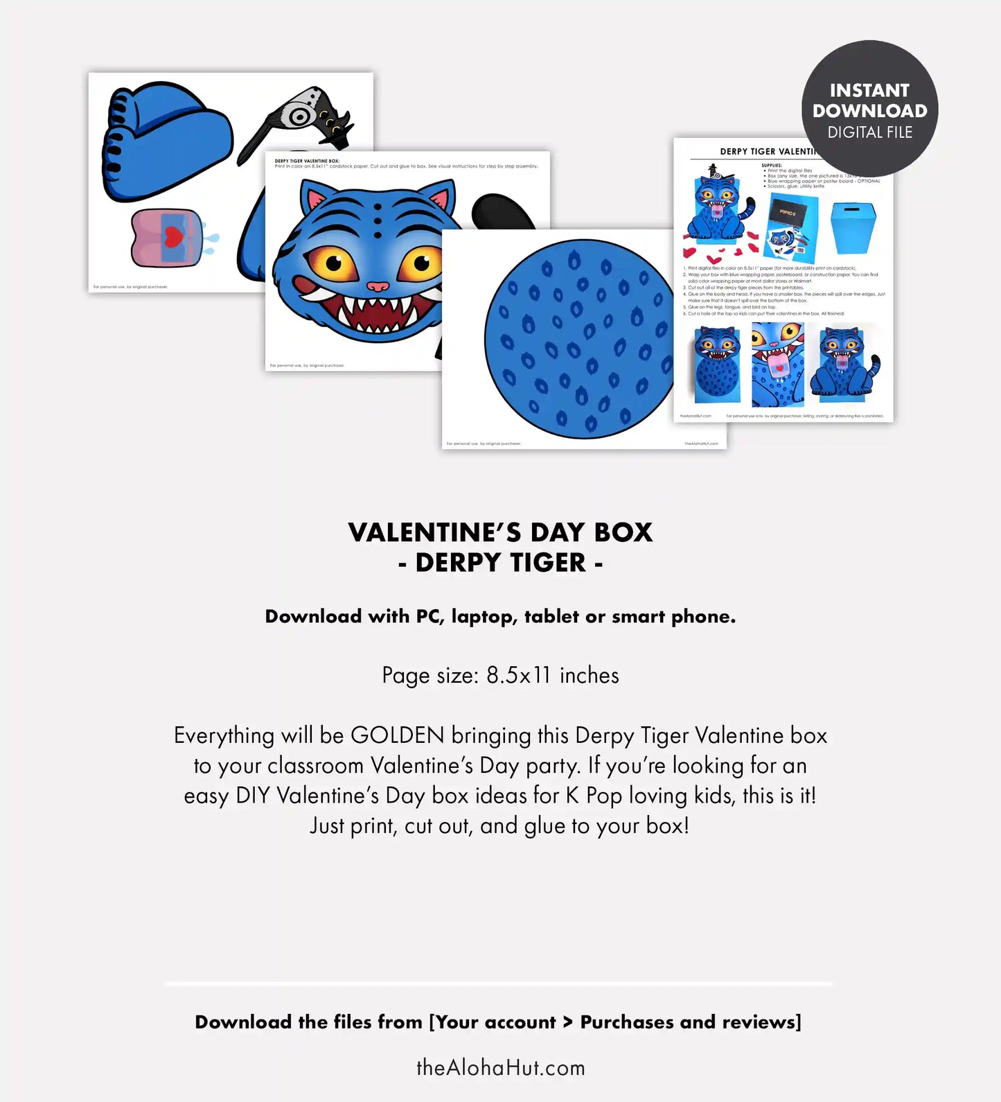 Derpy Tiger Valentine Box - K Pop Demon Hunters (Digital Download)