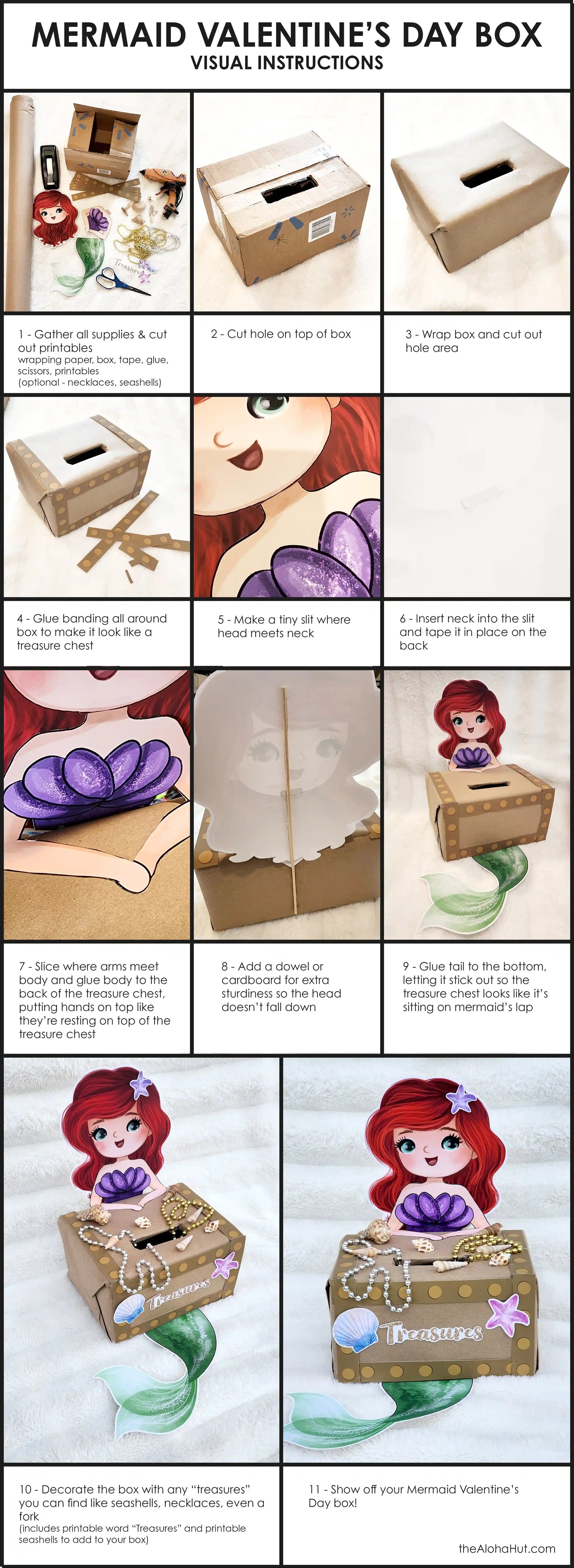 Mermaid Valentine's Day Box