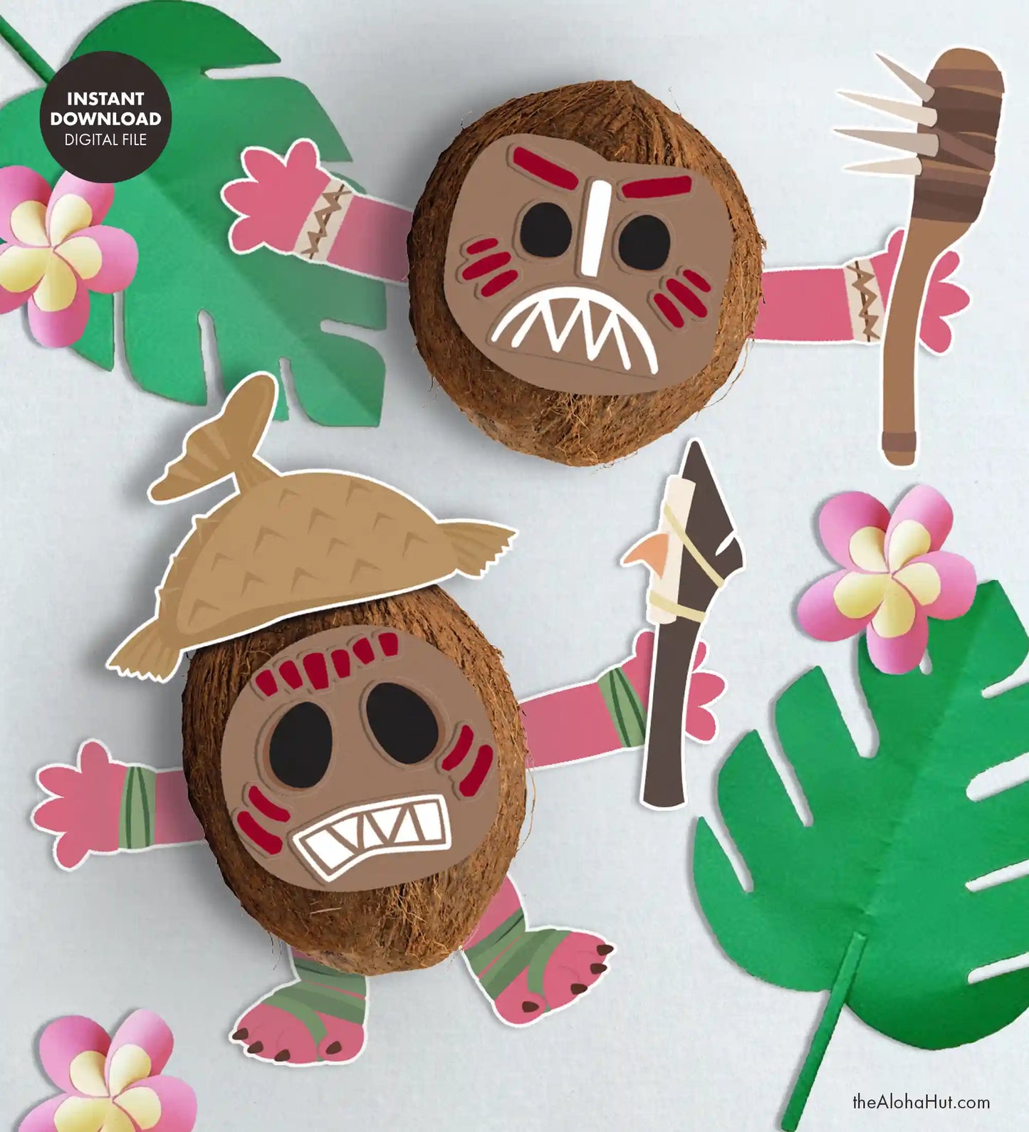Moana Party - Kakamora Coconut Pirates Craft Activity
