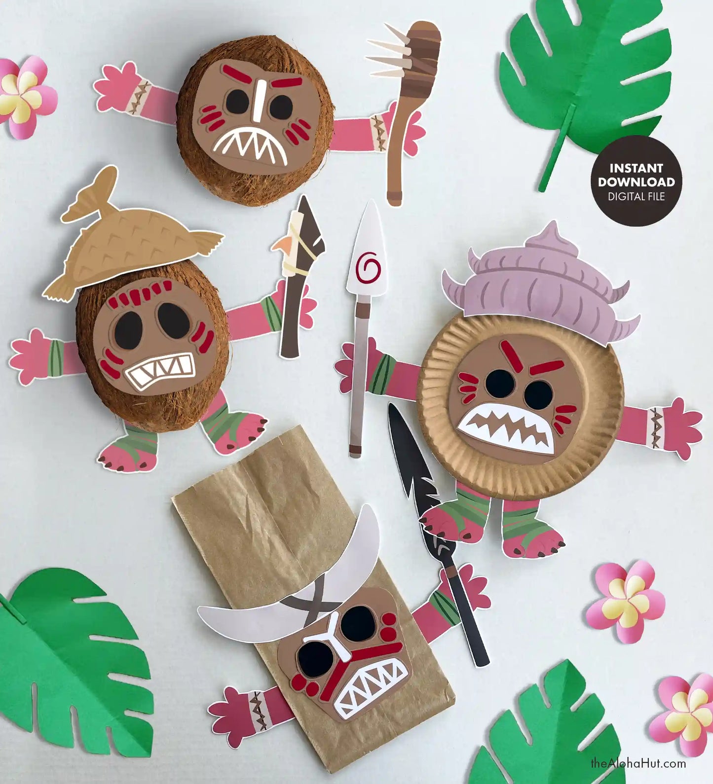 Moana Party - Kakamora Coconut Pirates Craft Activity