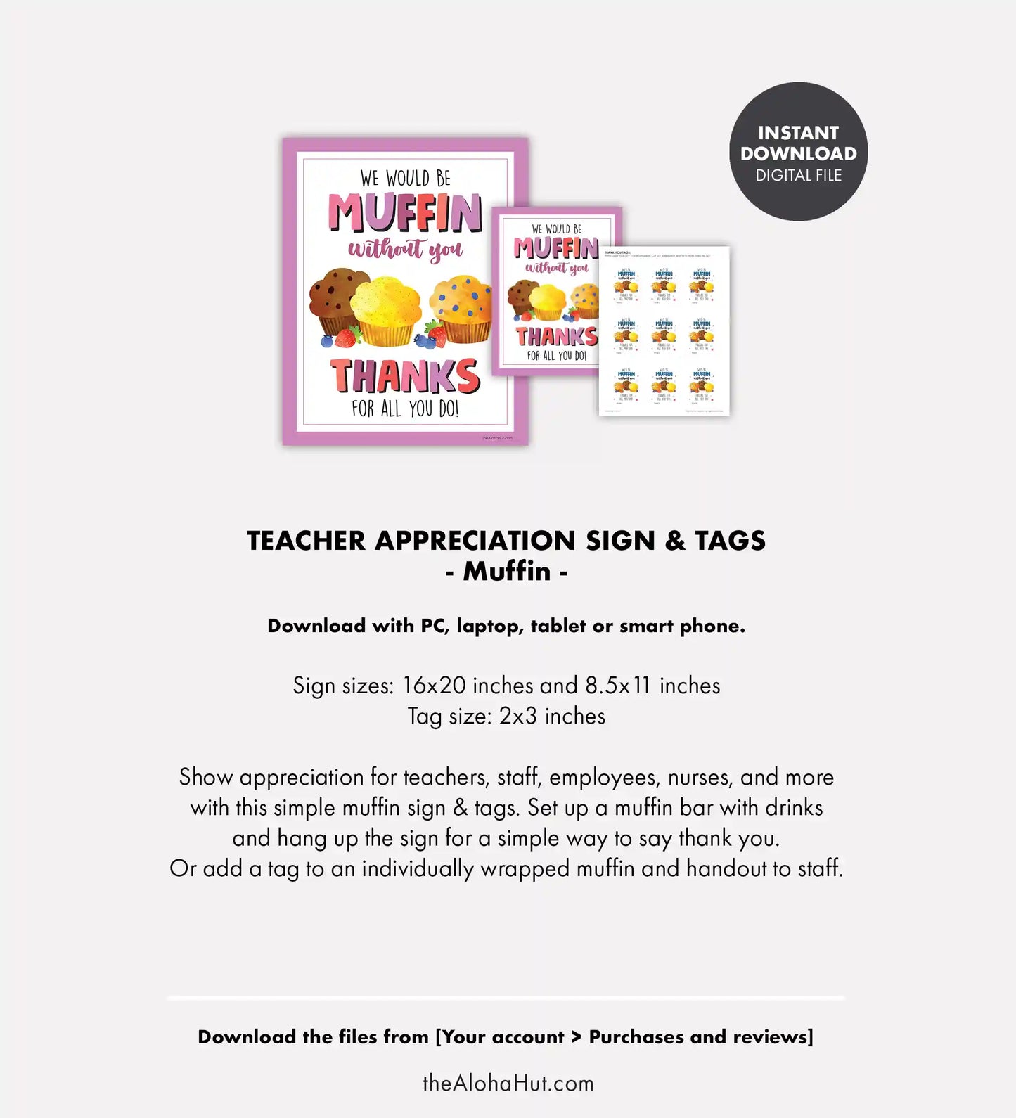 Muffin Breakfast Bar - Teacher & Staff Appreciation