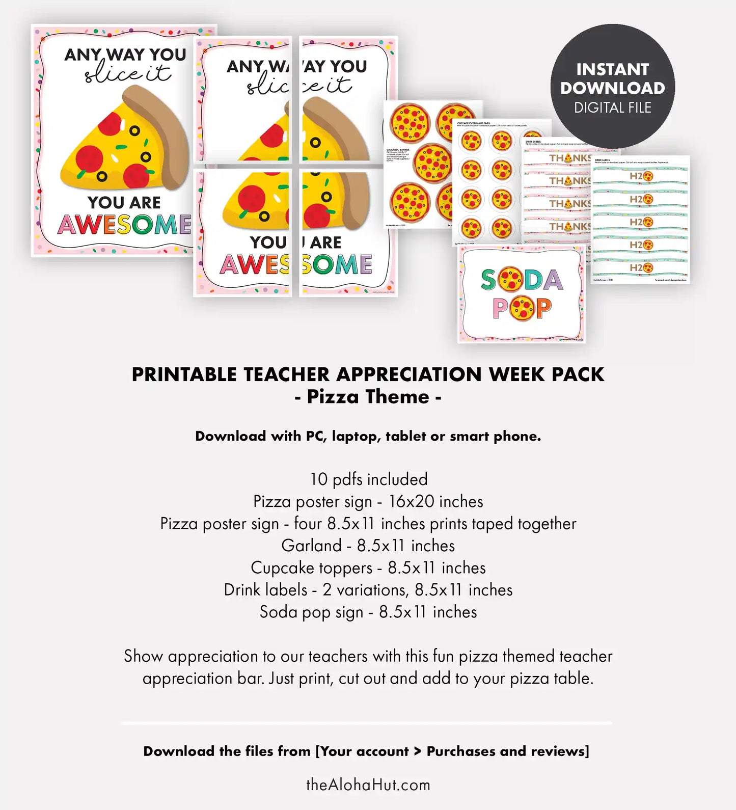 Pizza Bar - Teacher & Staff Appreciation