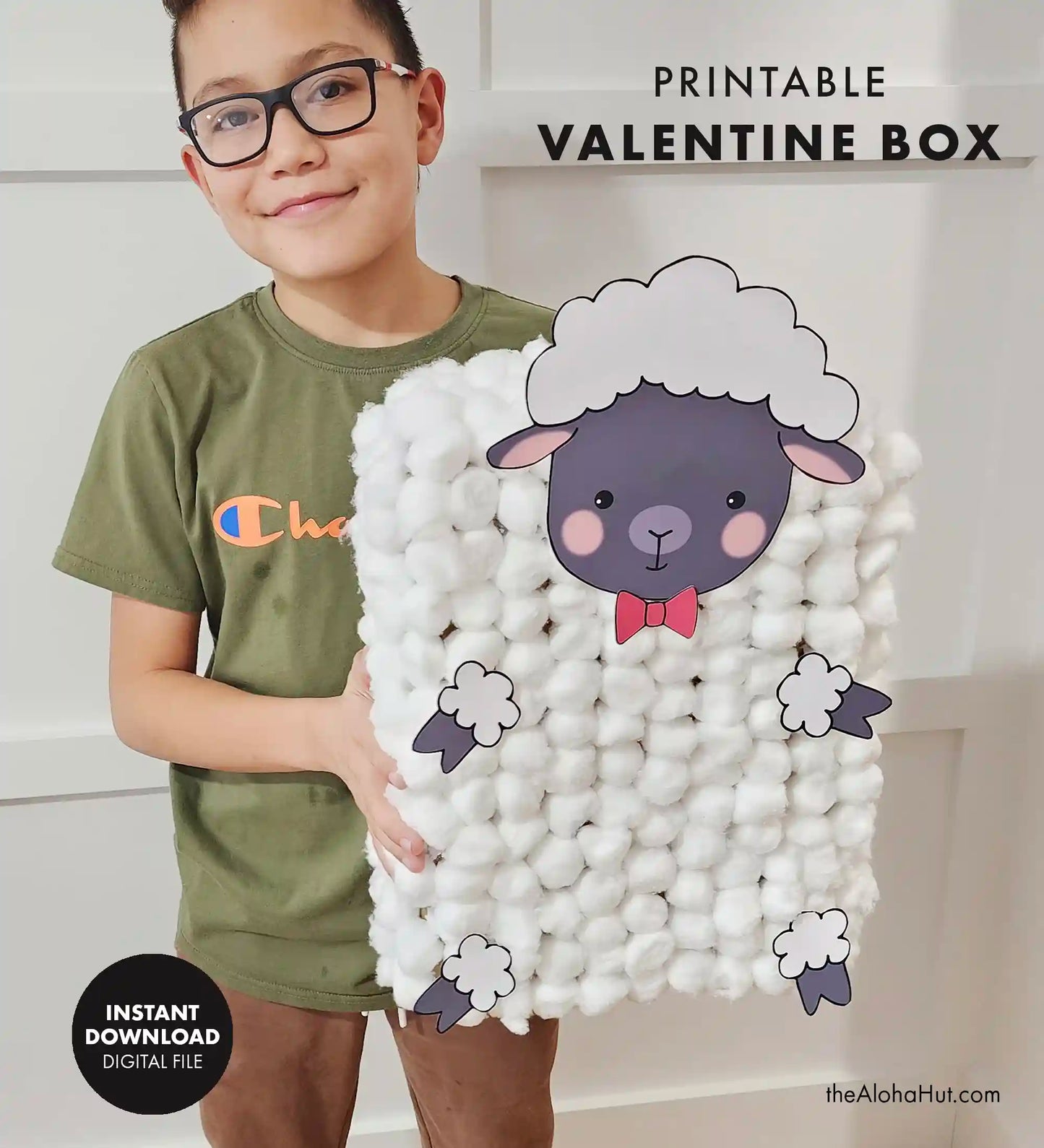 Sheep Valentine's Day Box