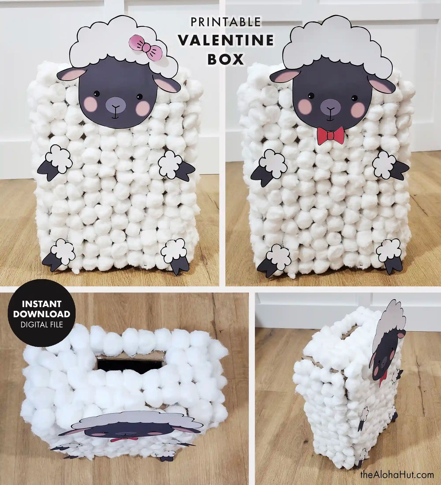 Sheep Valentine's Day Box