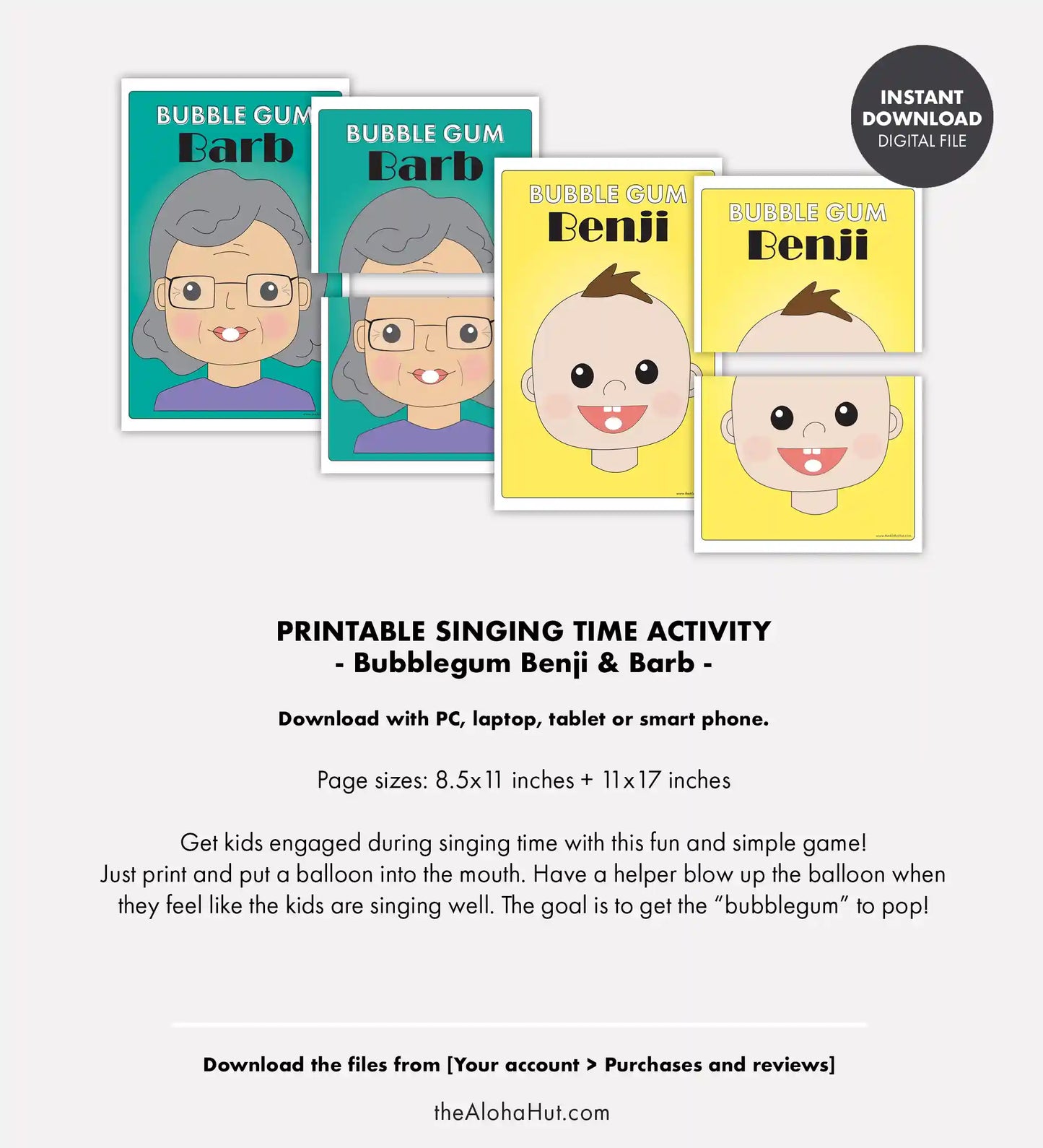 Singing Time Activity - Bubblegum Barb + Benji