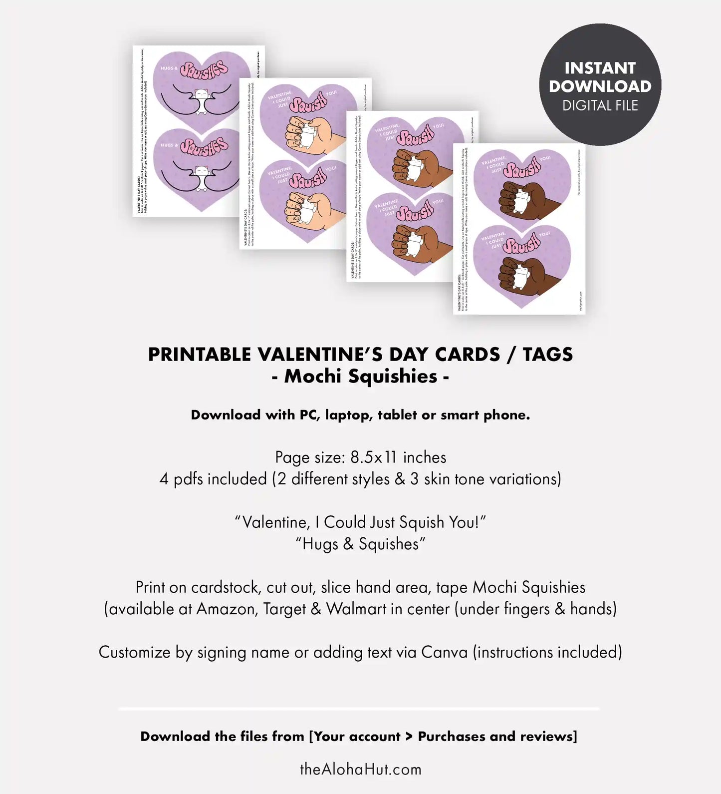 Squishy Valentines - Digital Download