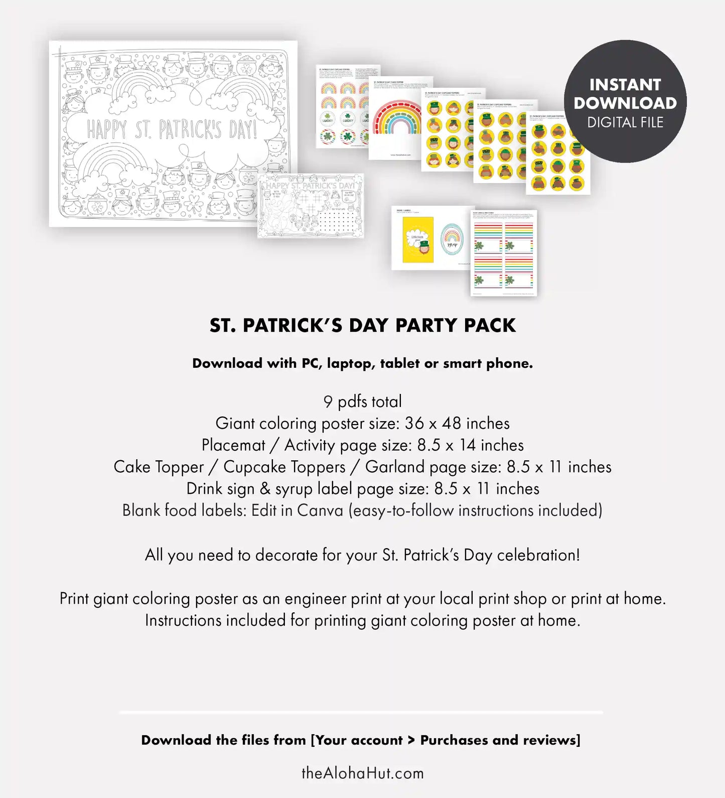 St. Patrick's Day Party Pack
