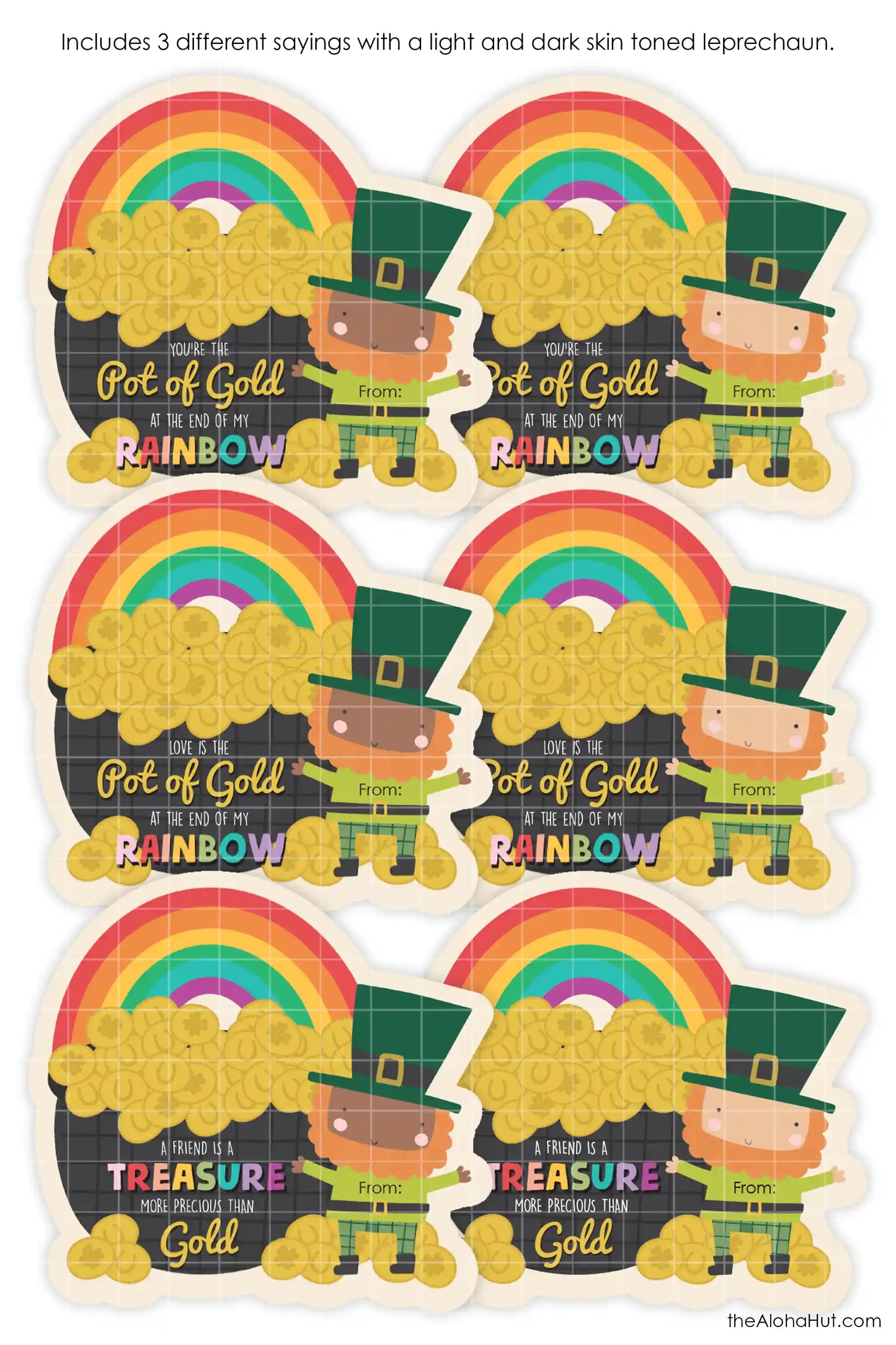St. Patrick's Day Gift Tag - Pot of Gold