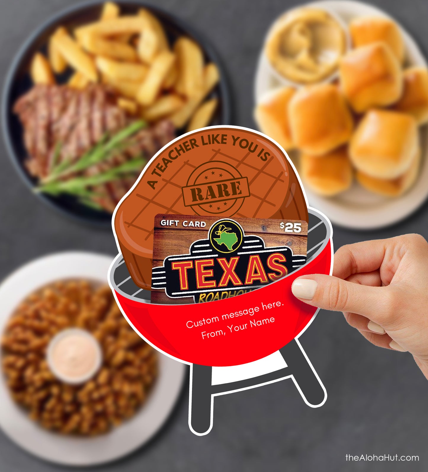 Steak Father's Day Gift Card Holder