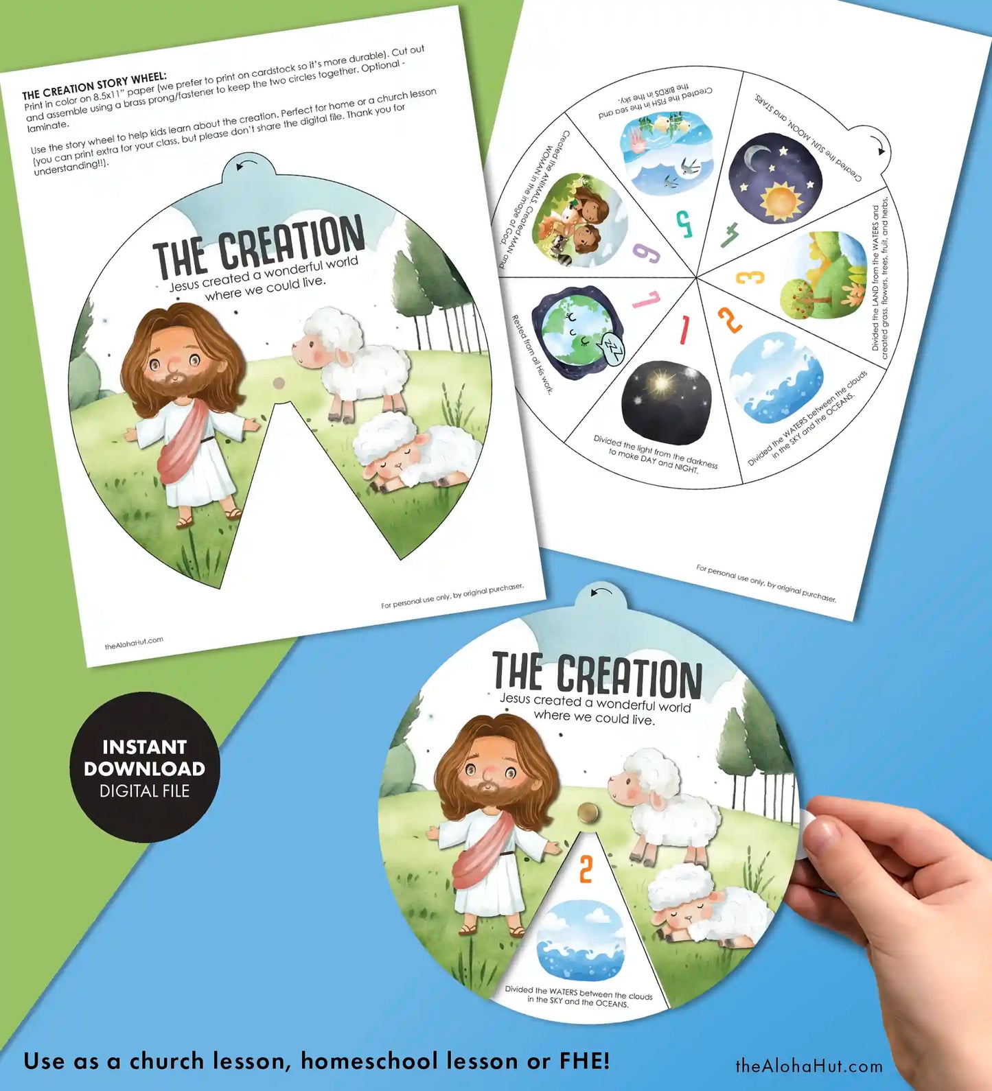 The Creation - Story Wheel