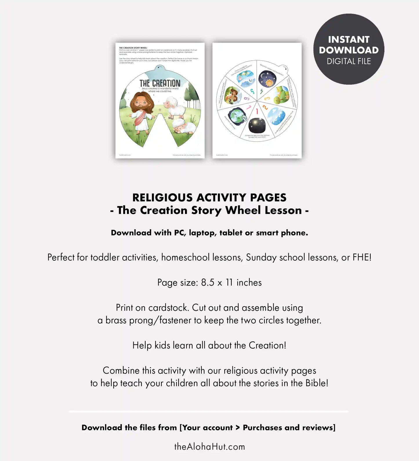 The Creation - Story Wheel