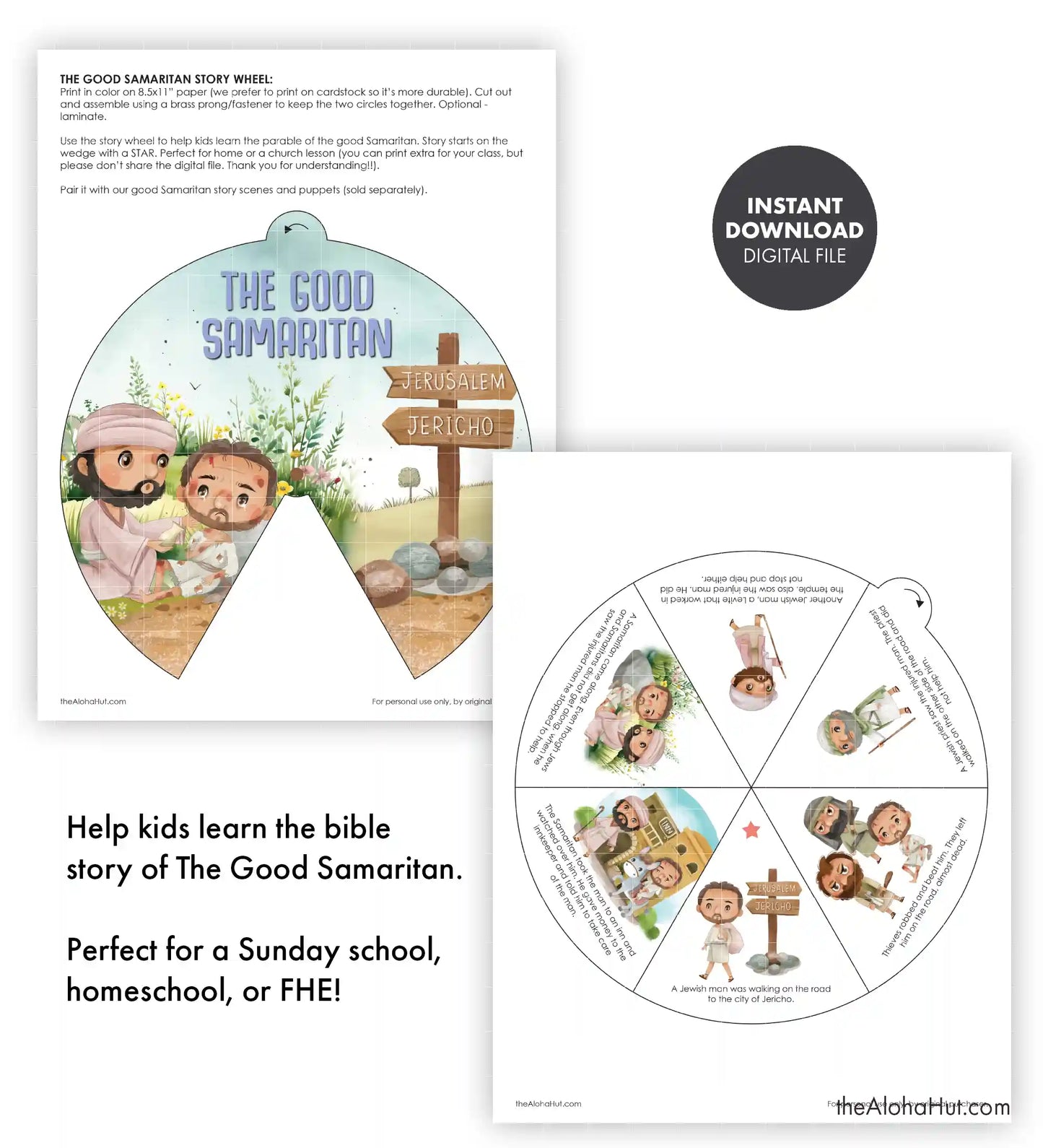 The Good Samaritan - Story Wheel