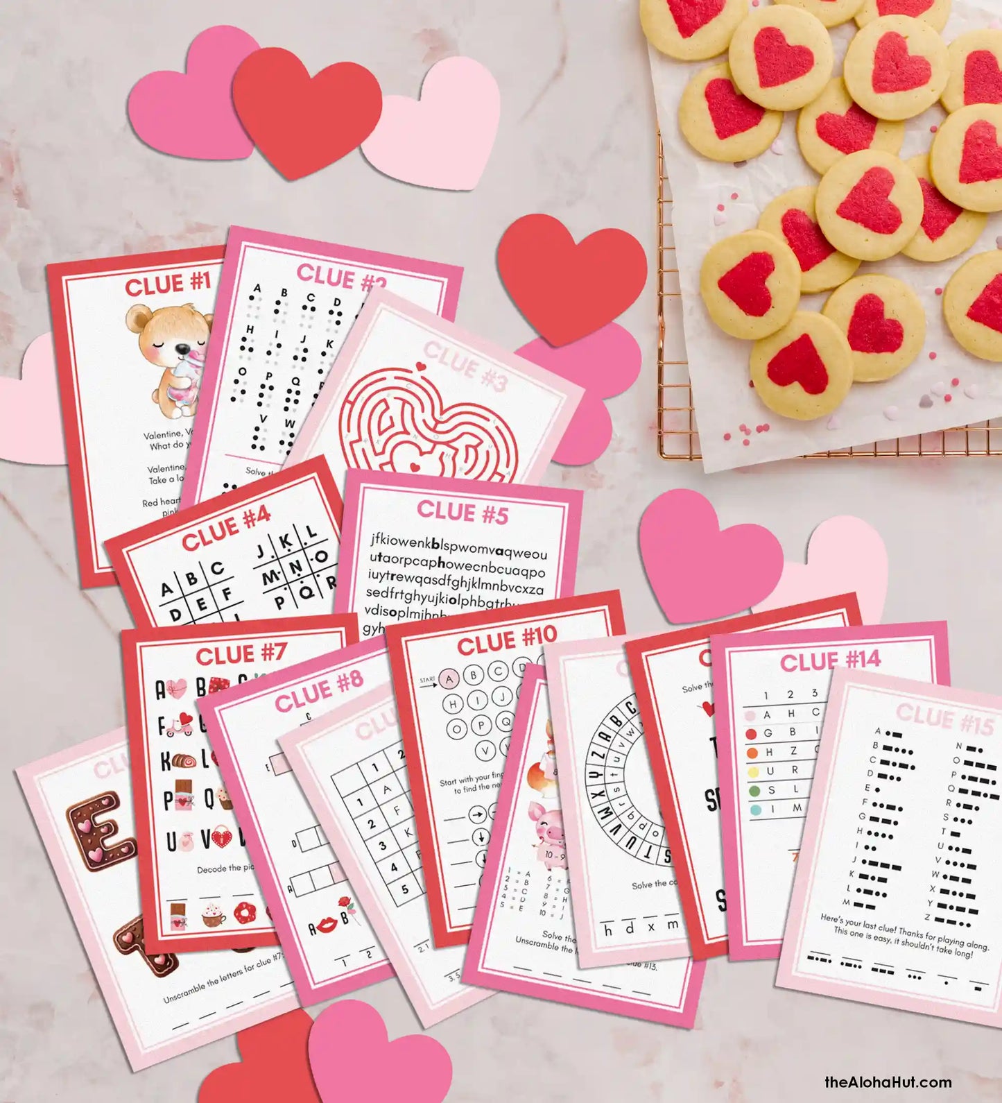 Valentine's Day Treasure Hunt Game - Indoor
