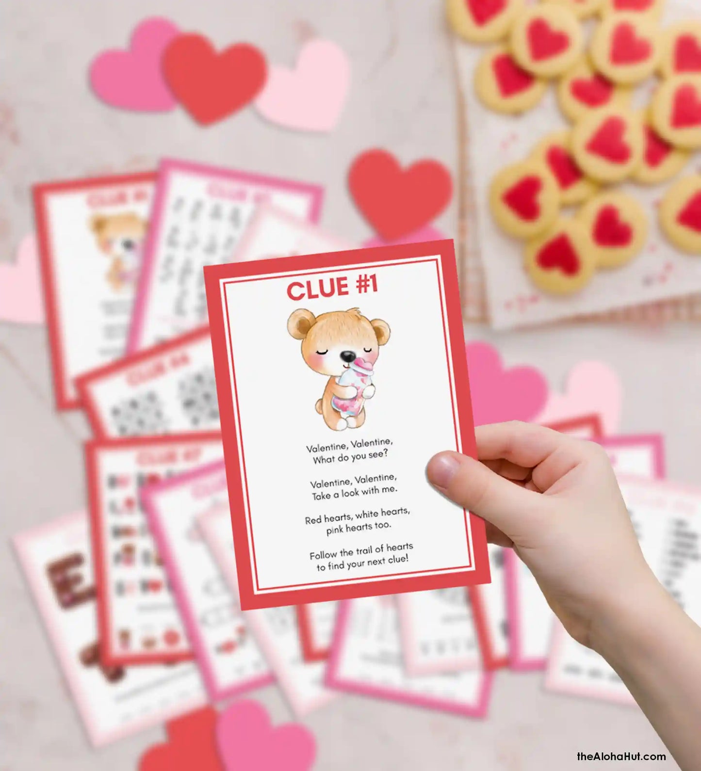 Valentine's Day Treasure Hunt Game - Indoor