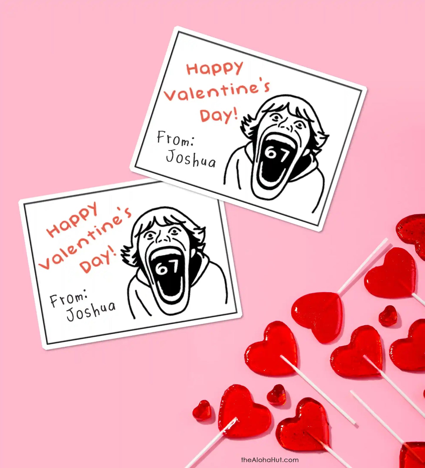 6 7 Kid Meme - Printable Valentines