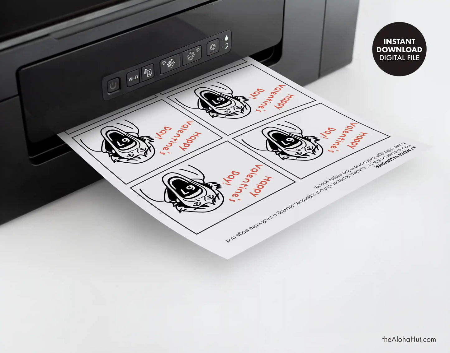 6 7 Kid Meme - Printable Valentines