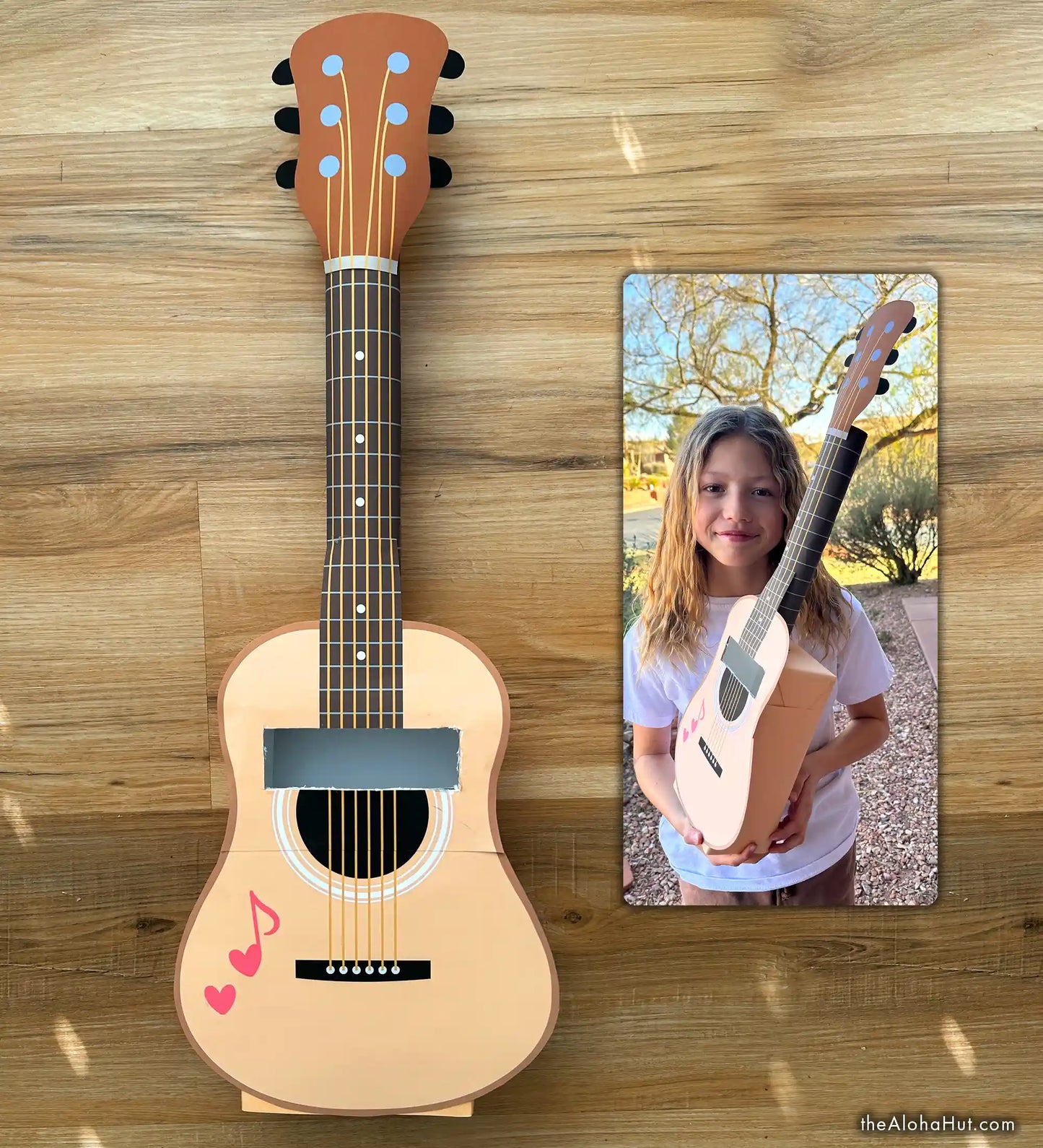 Guitar Valentine Box - Acoustic