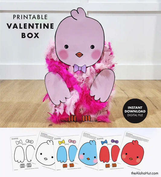 Bird Valentine's Day Box