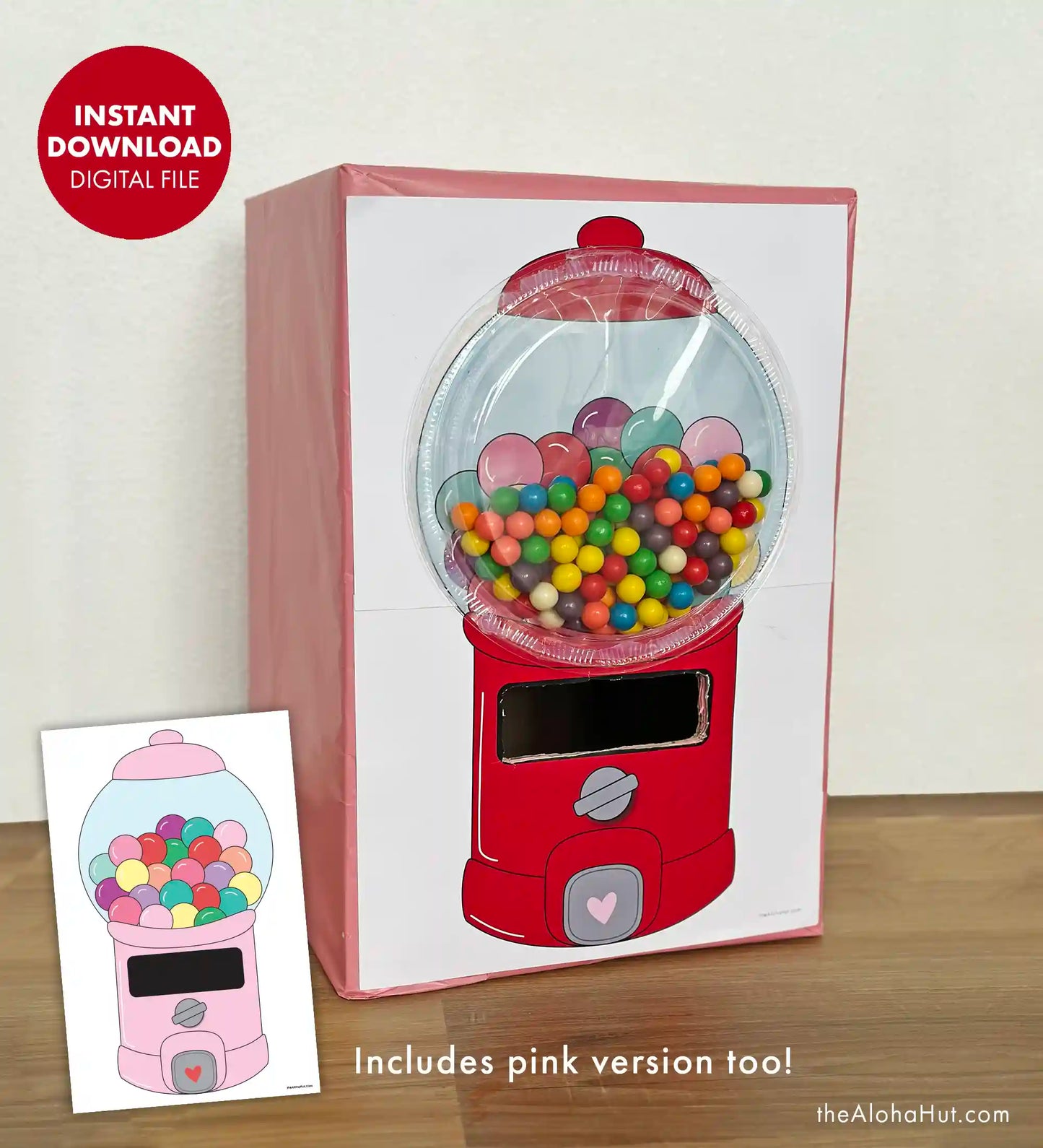 Gumball Machine Valentine's Day Box