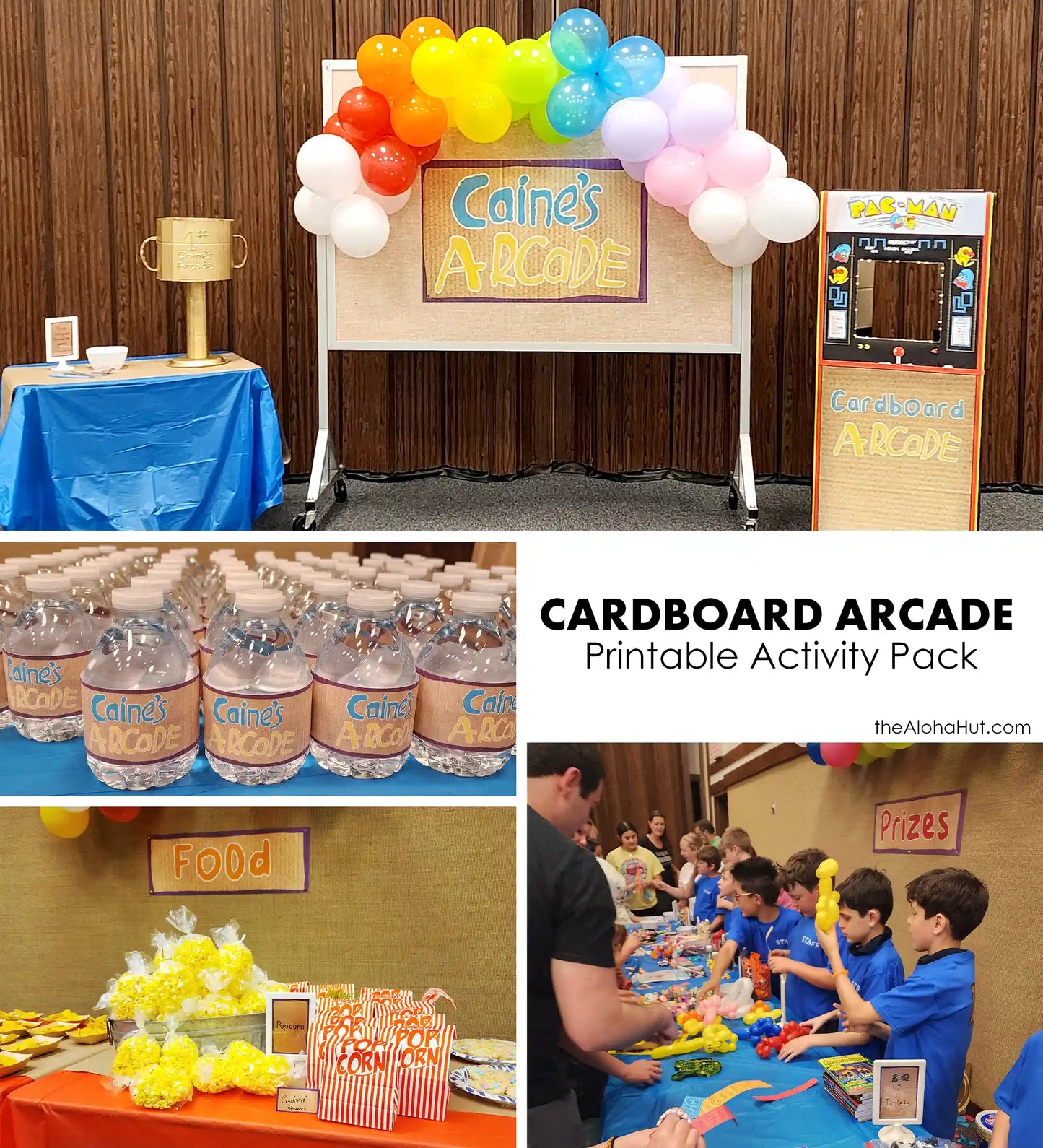 Cardboard Arcade Party Bundle