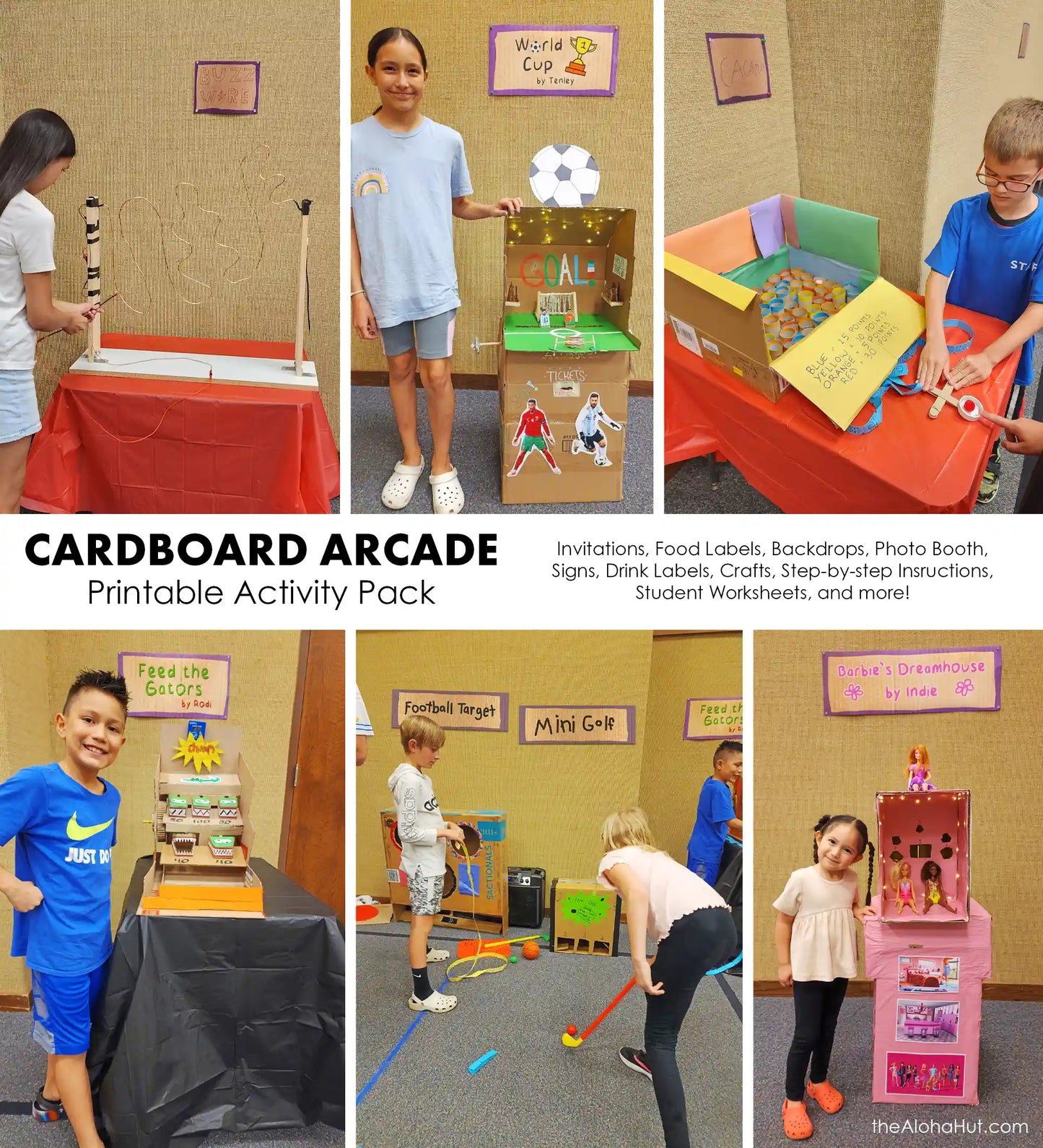 Cardboard Arcade Party Bundle