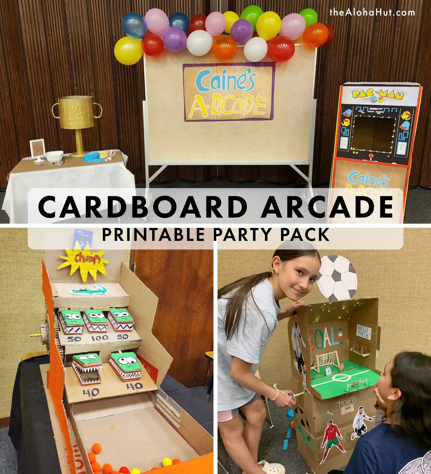 Cardboard Arcade Party Bundle