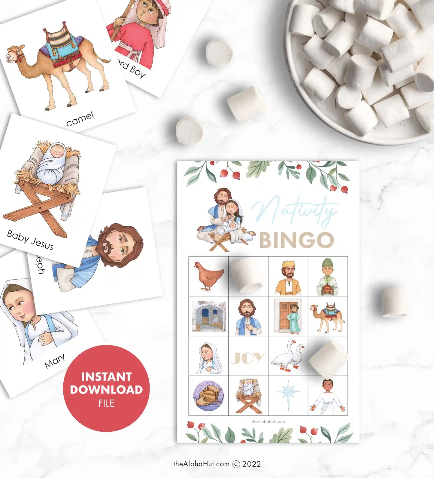 Christmas Nativity BINGO Game