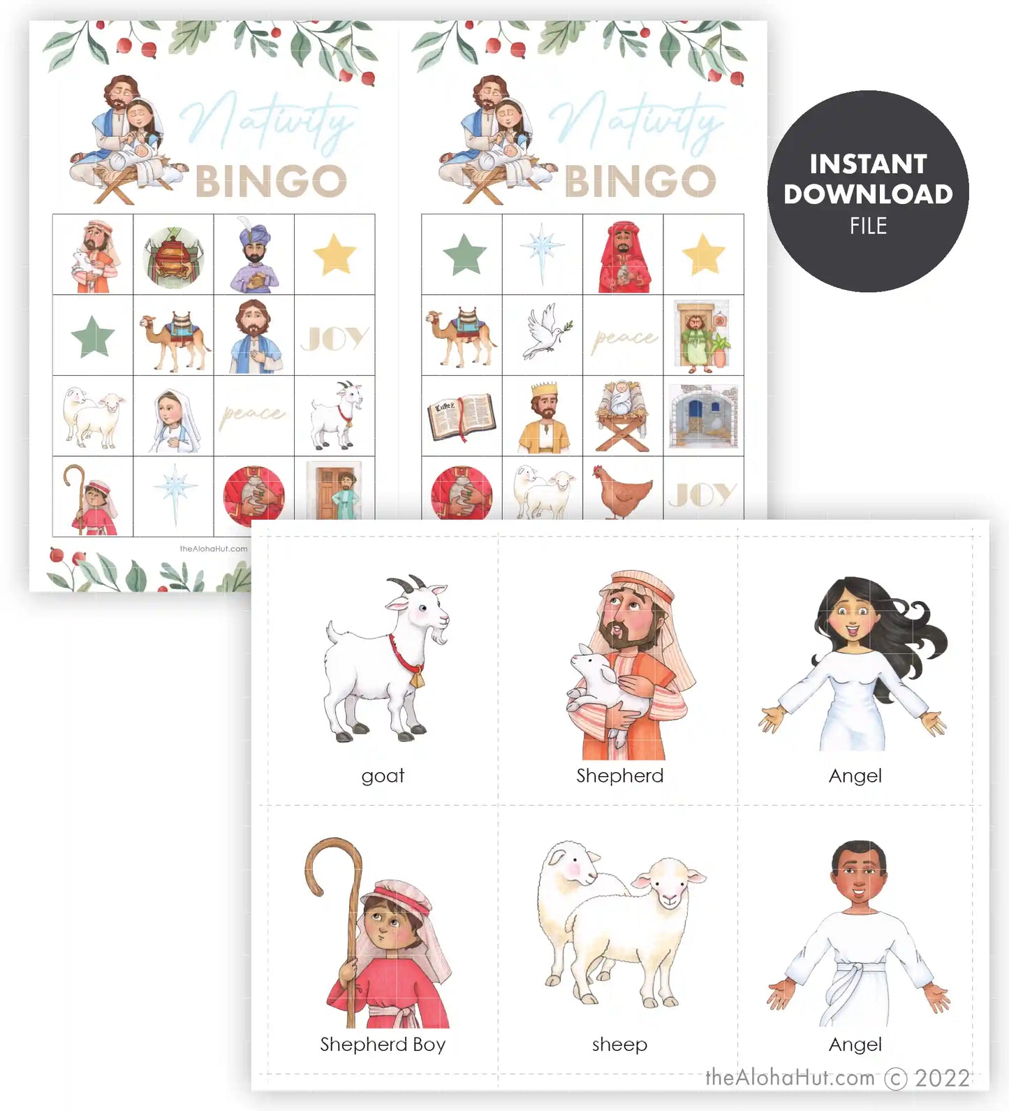 Christmas Nativity BINGO Game