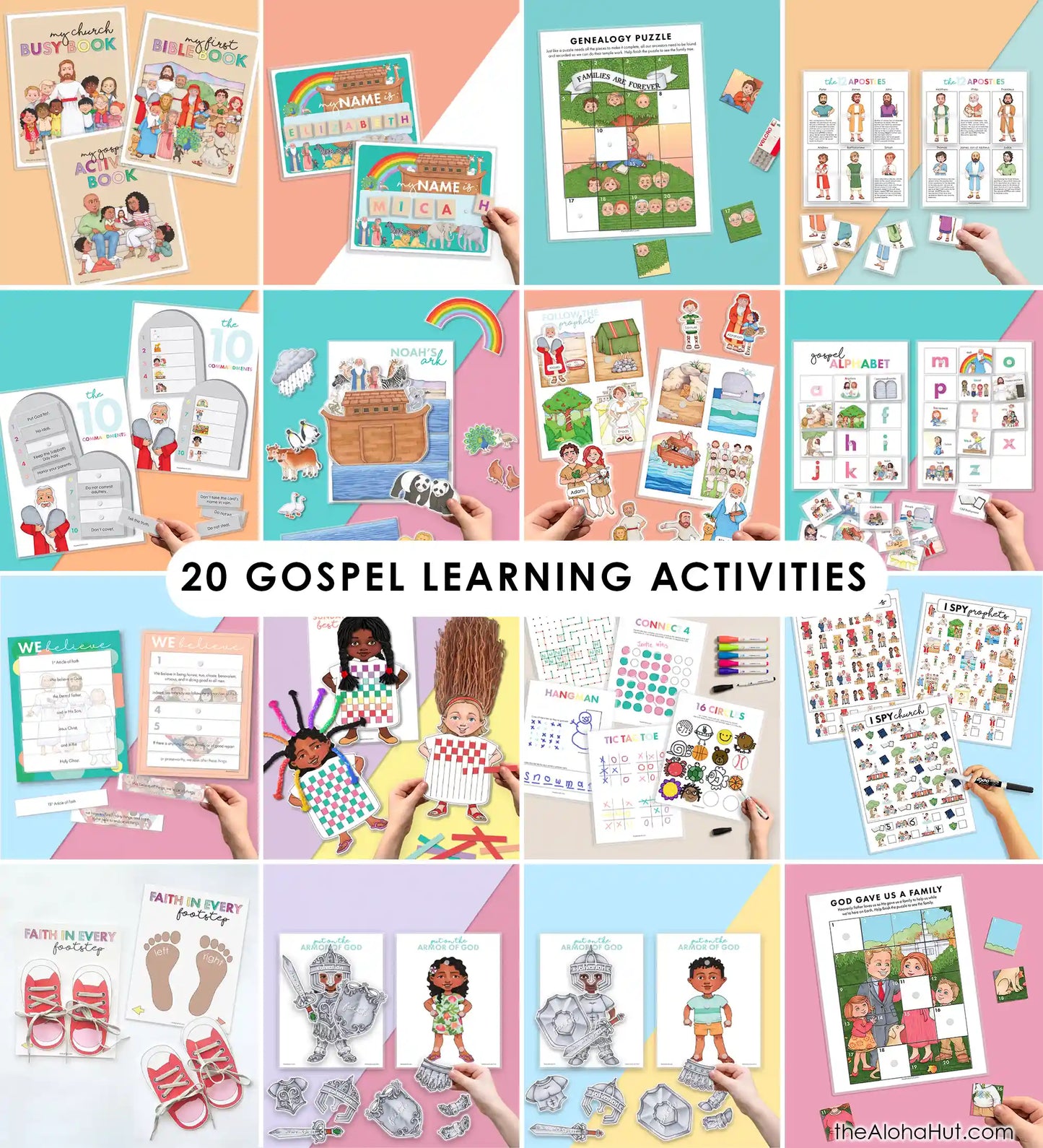 Church Busy Book for Toddlers & Kids (Digital Download) - 20 Printable Activities