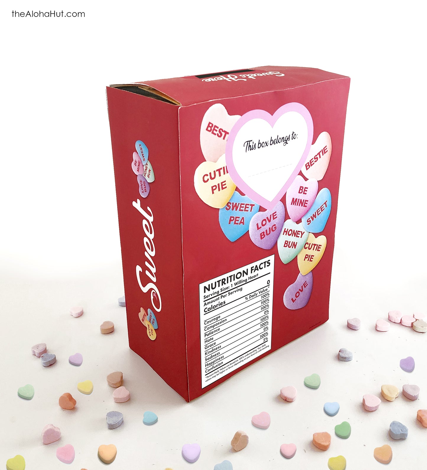 Conversation Hearts Valentine's Day Box