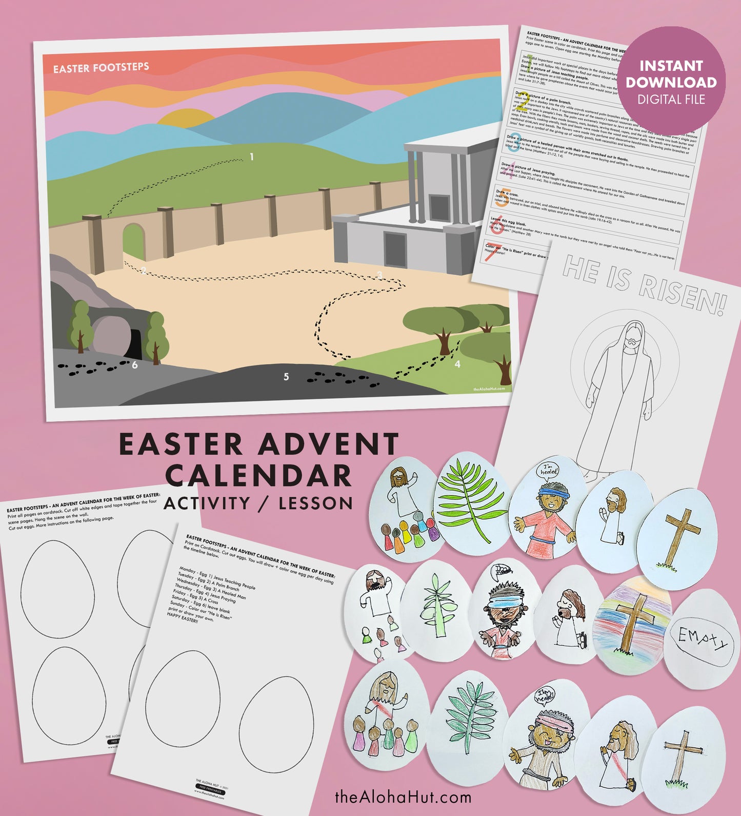 Easter Steps - Advent Calendar for Holy Week