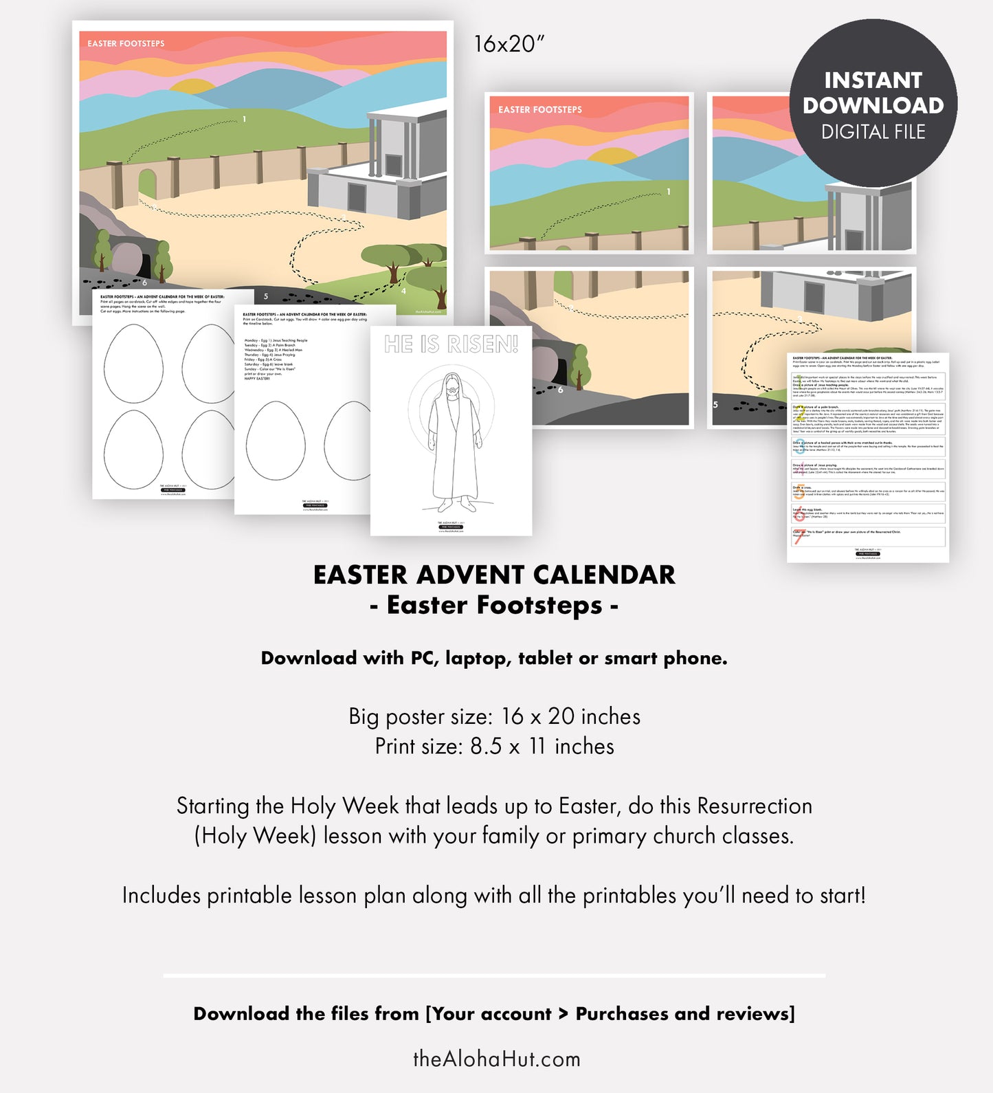 Easter Steps - Advent Calendar for Holy Week