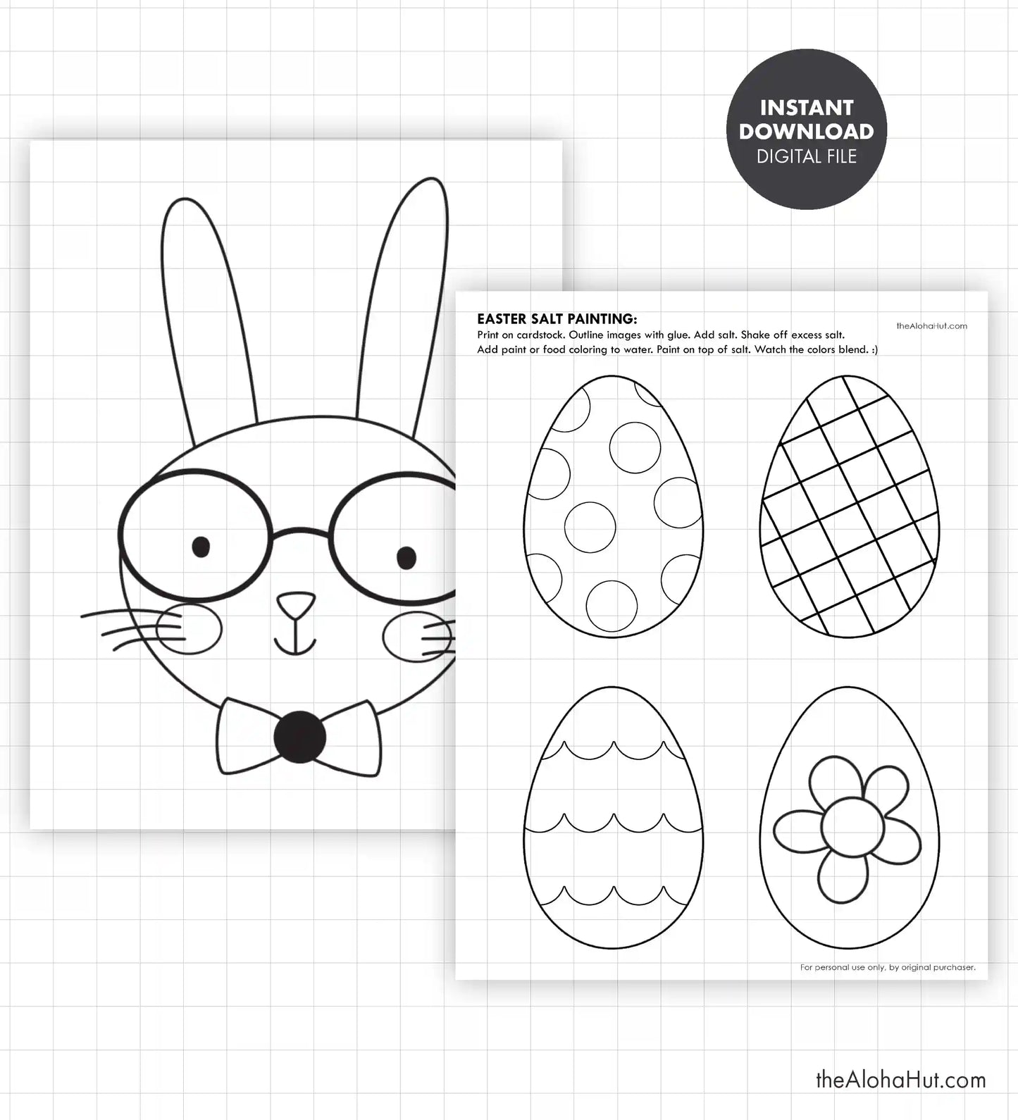 Easter Bunny Coloring Pages