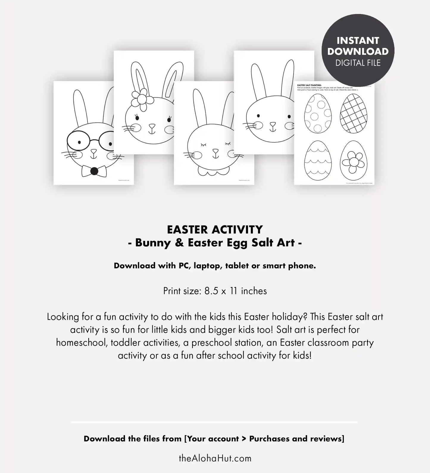 Easter Bunny Coloring Pages