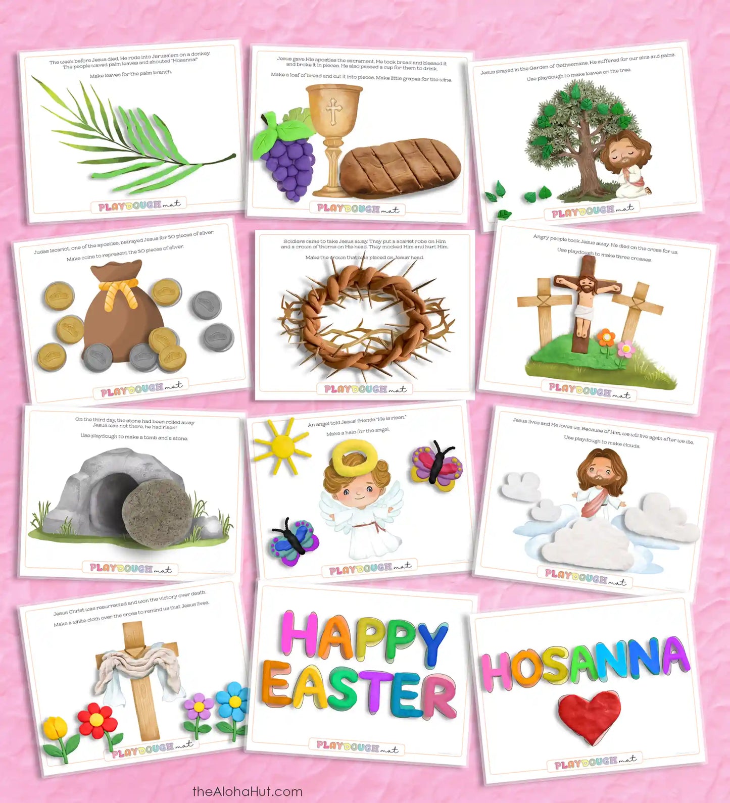 Play Dough Mats - Easter Holy Week