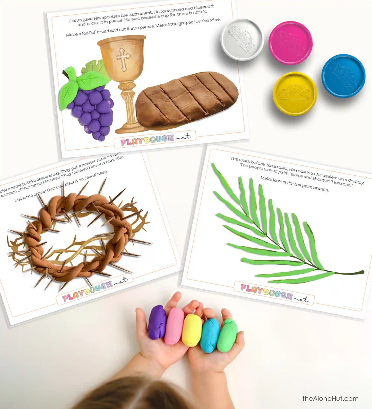 Play Dough Mats - Easter Holy Week