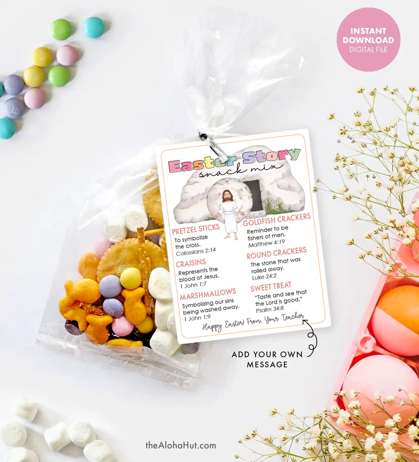 Easter Trail Mix Poem - Gift Tag & Handout