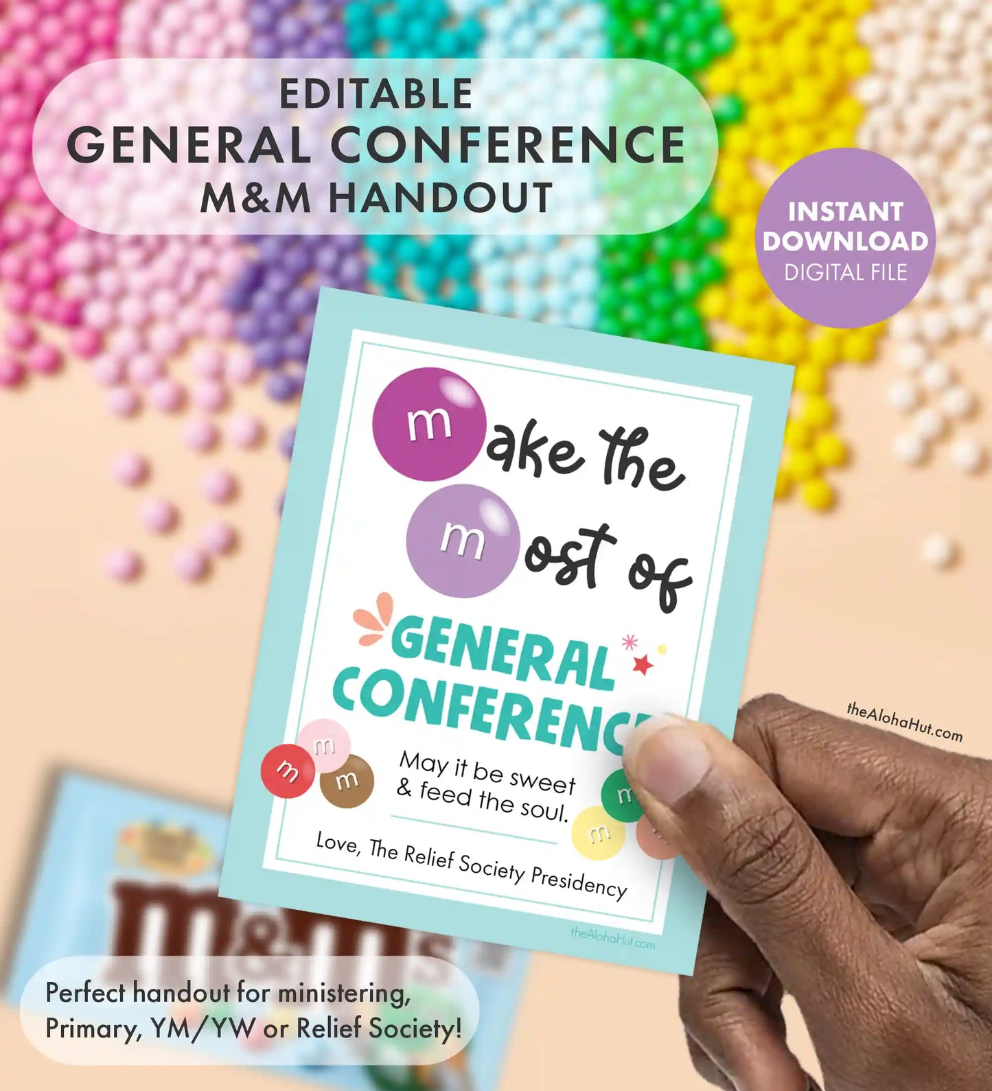 General Conference M&M Tag & Handout