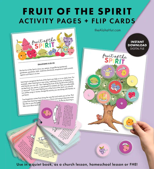 Fruits of the Spirit Game & Lesson - Activity Pages