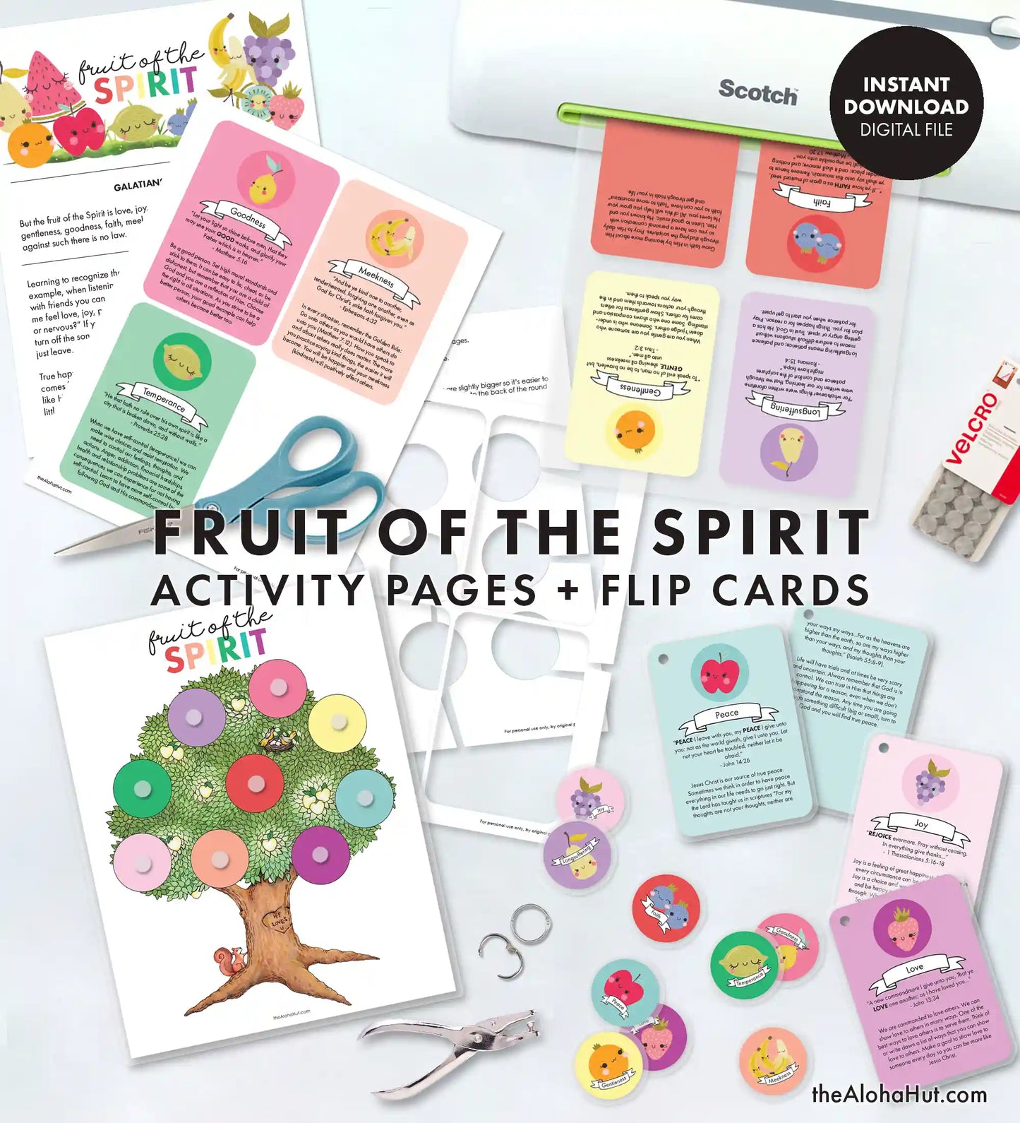 Fruits of the Spirit Game & Lesson - Activity Pages