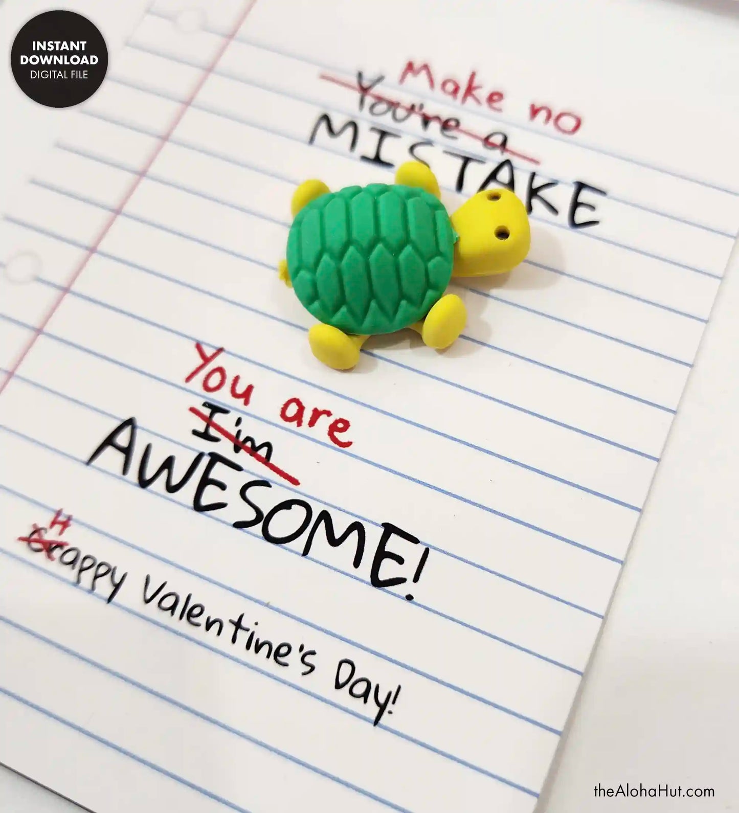 Funny Eraser - Printable Valentines